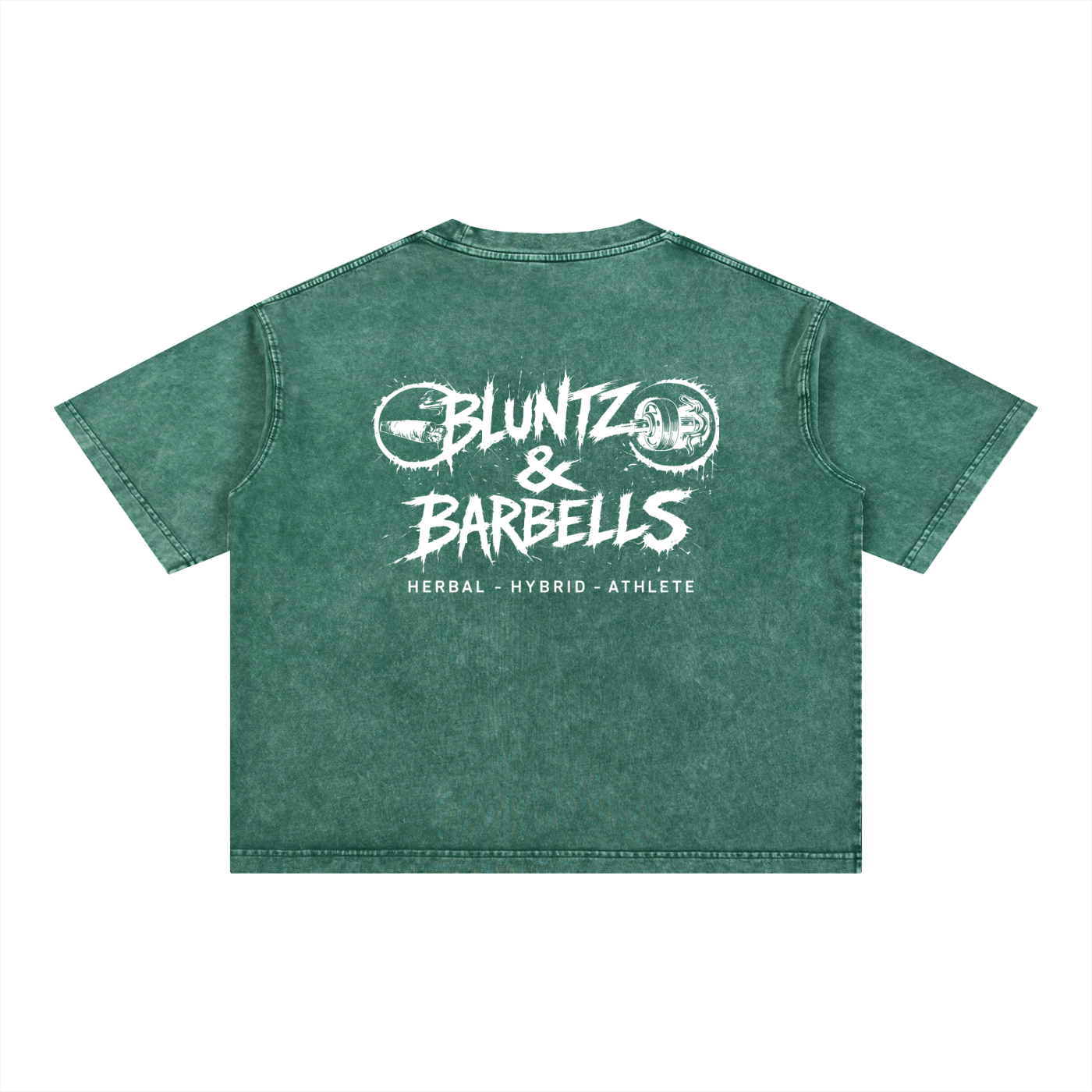 Mineral Wash Boxy Cotton T-Shirt | Bluntz & Barbells