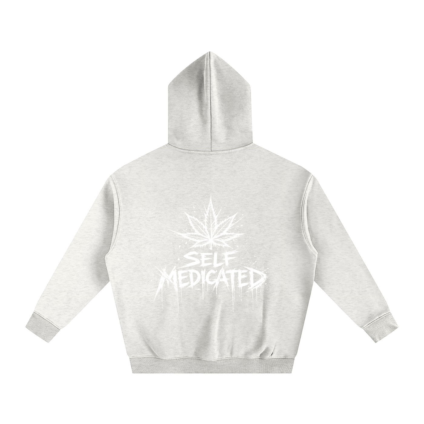 Oversize Fleeced Hoodie | Self Medicated
