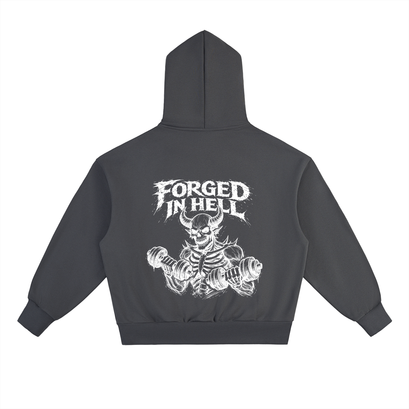 Essential Heavyweight Fleece Hoodie | Forged In Hell