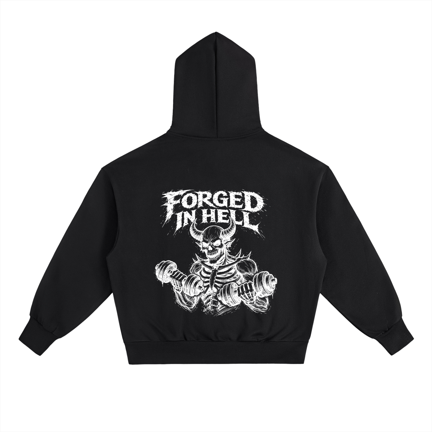 Essential Heavyweight Fleece Hoodie | Forged In Hell