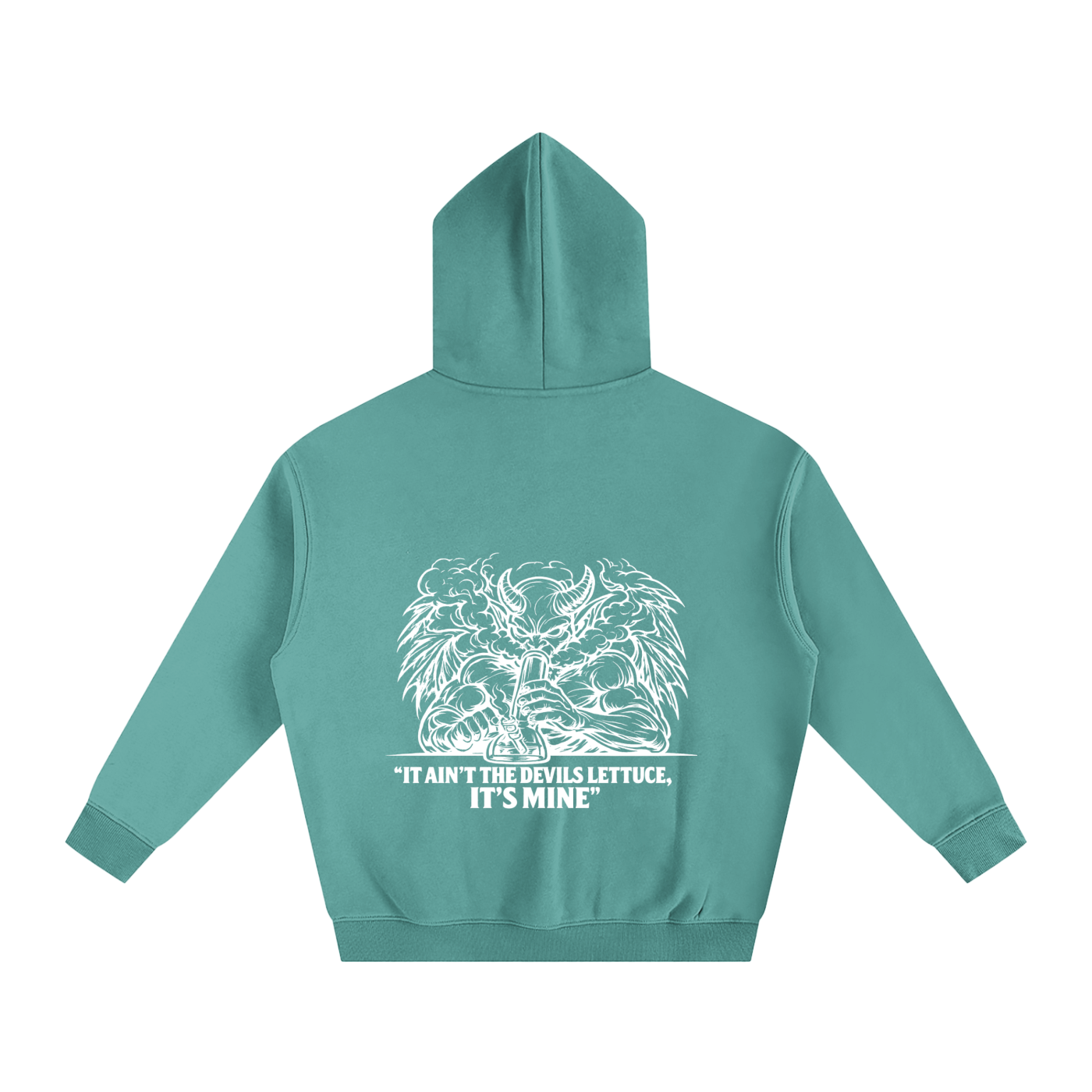 Oversize Fleeced Hoodie | Devils Lettuce