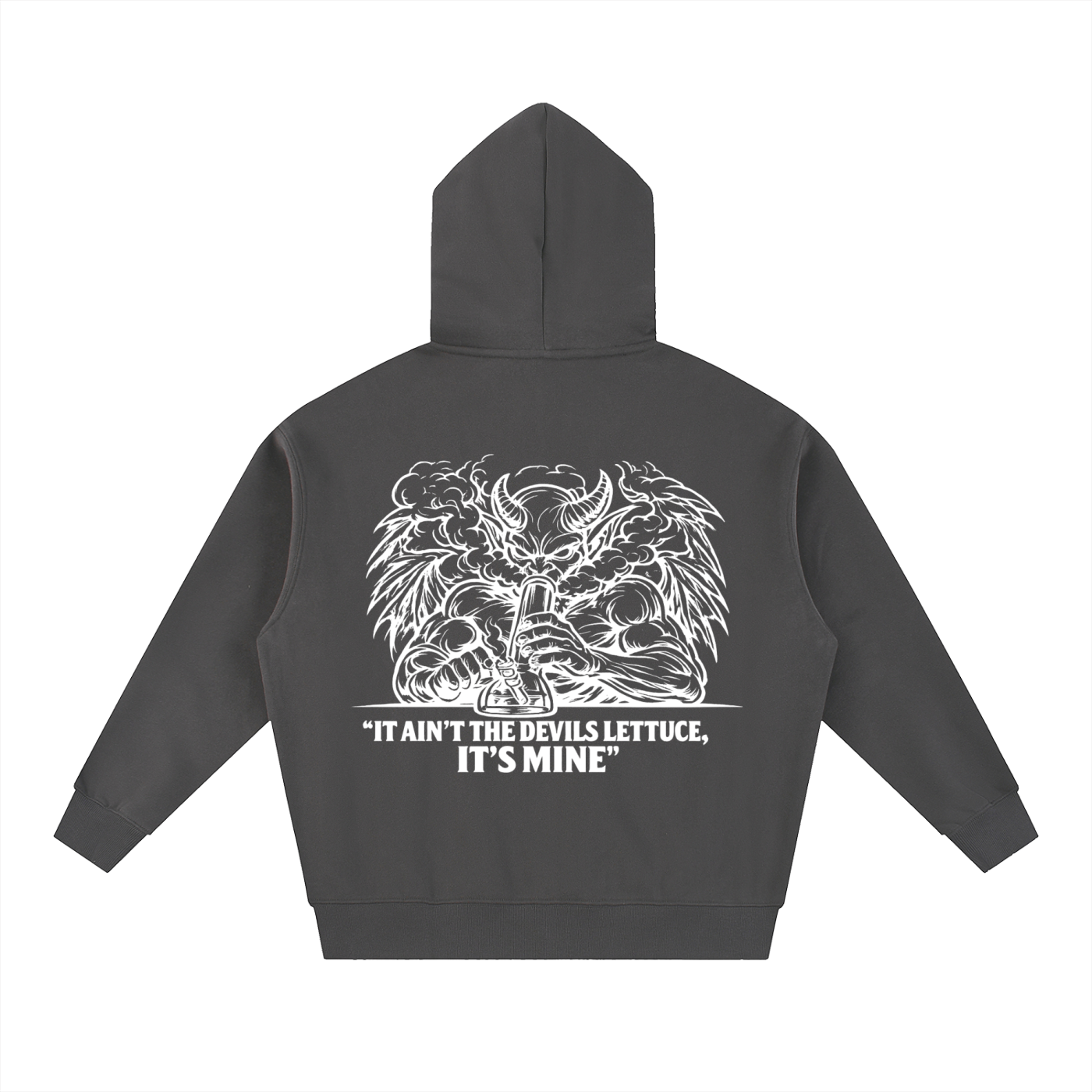 Essential Oversized Fleece Boxy Hoodie | Devils Lettuce