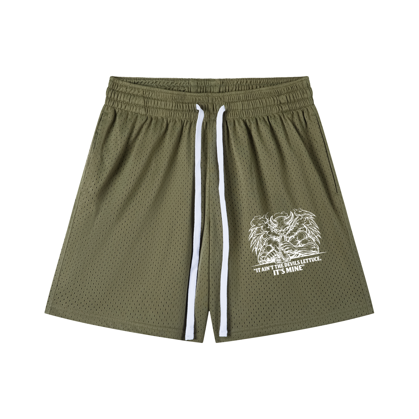 Mesh Drawstring Shorts | Devils Lettuce