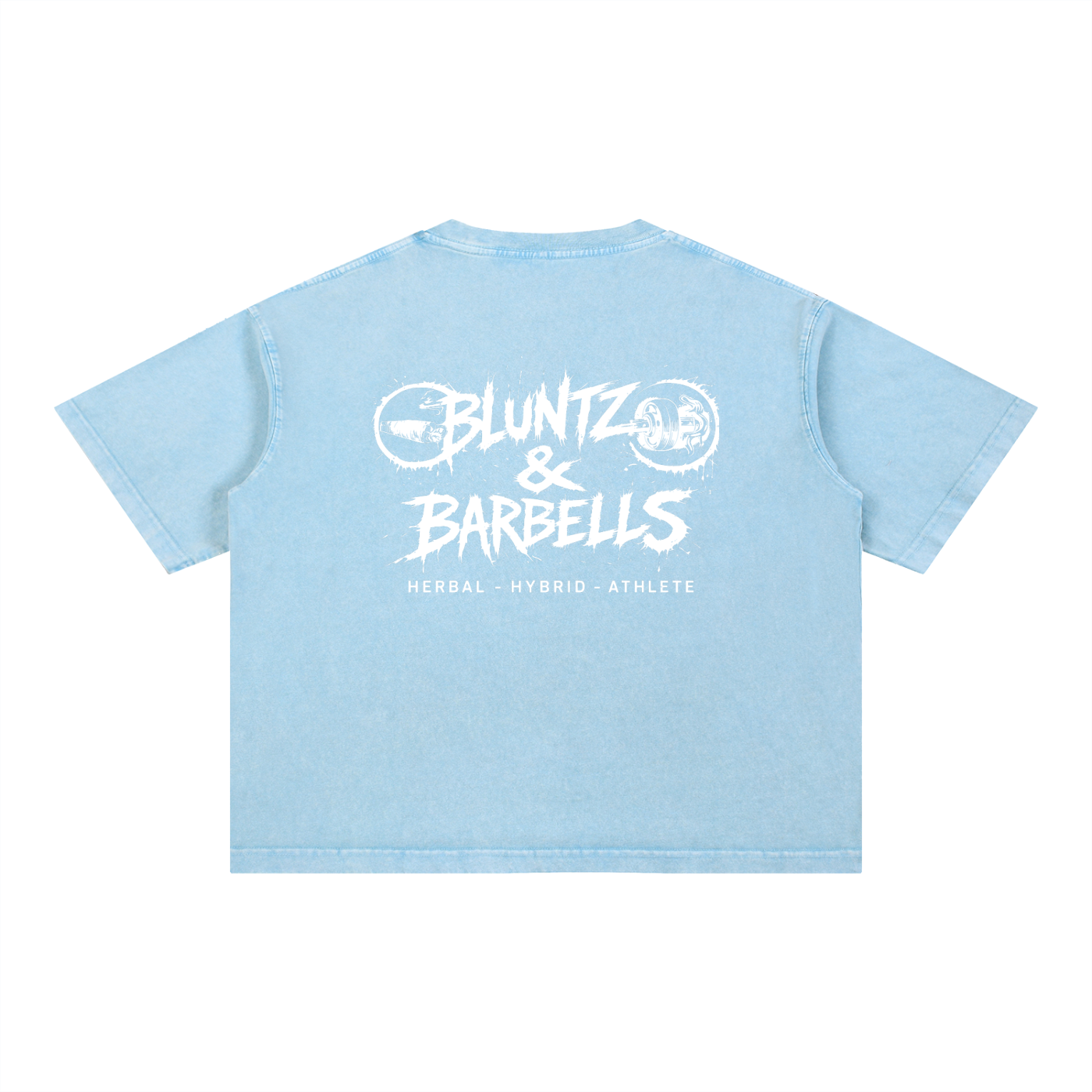 Mineral Wash Boxy Cotton T-Shirt | Bluntz & Barbells