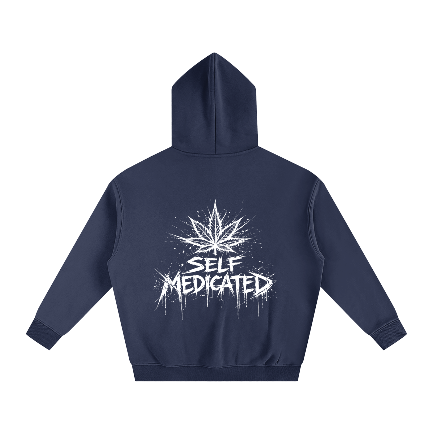 Oversize Fleeced Hoodie | Self Medicated