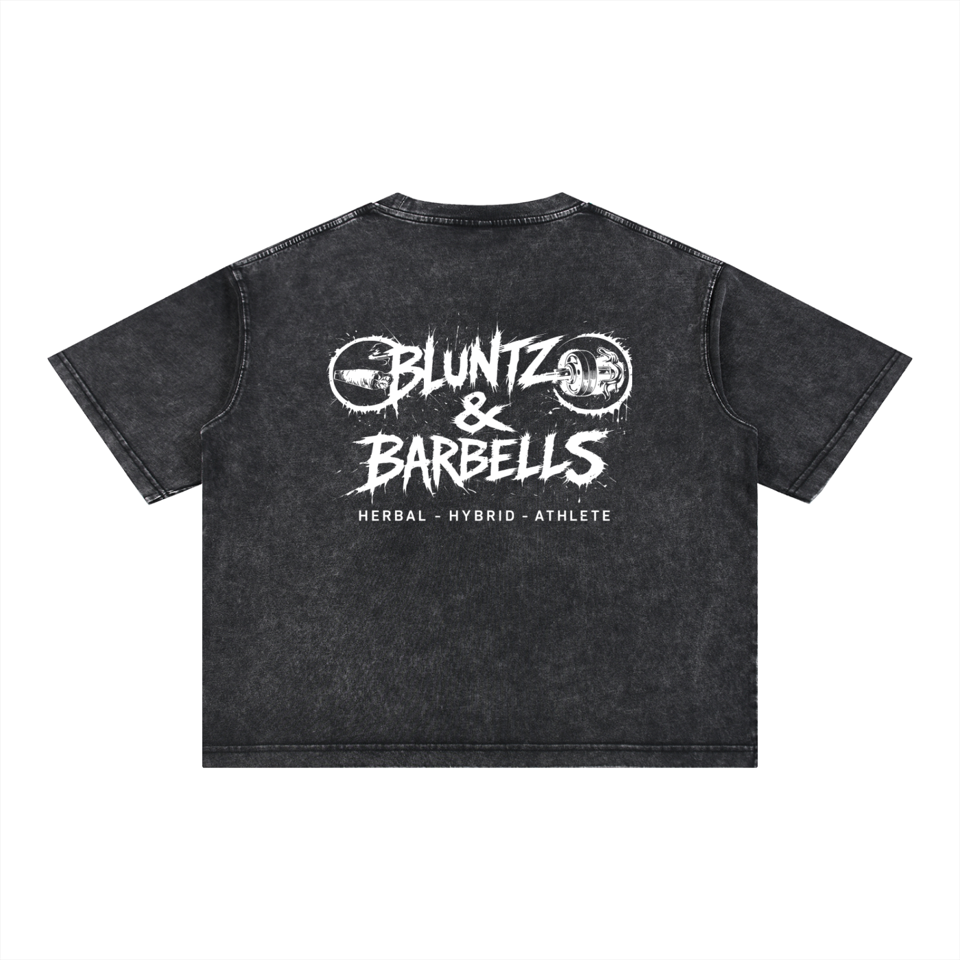 Mineral Wash Boxy Cotton T-Shirt | Bluntz & Barbells