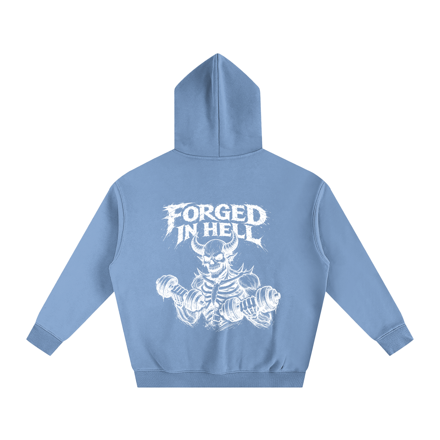 Oversize Fleeced Hoodie | Forged In Hell