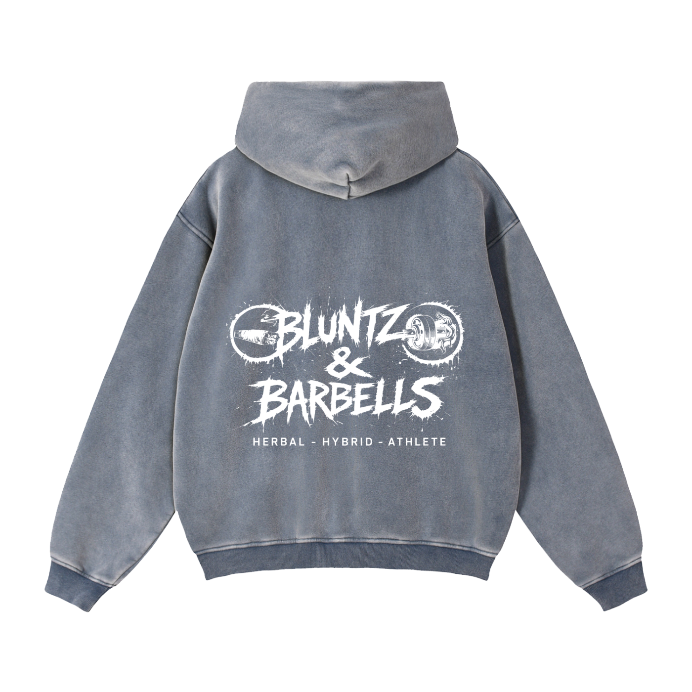 Zip-Through Boxy Fleece Hoodie | Bluntz & Barbells