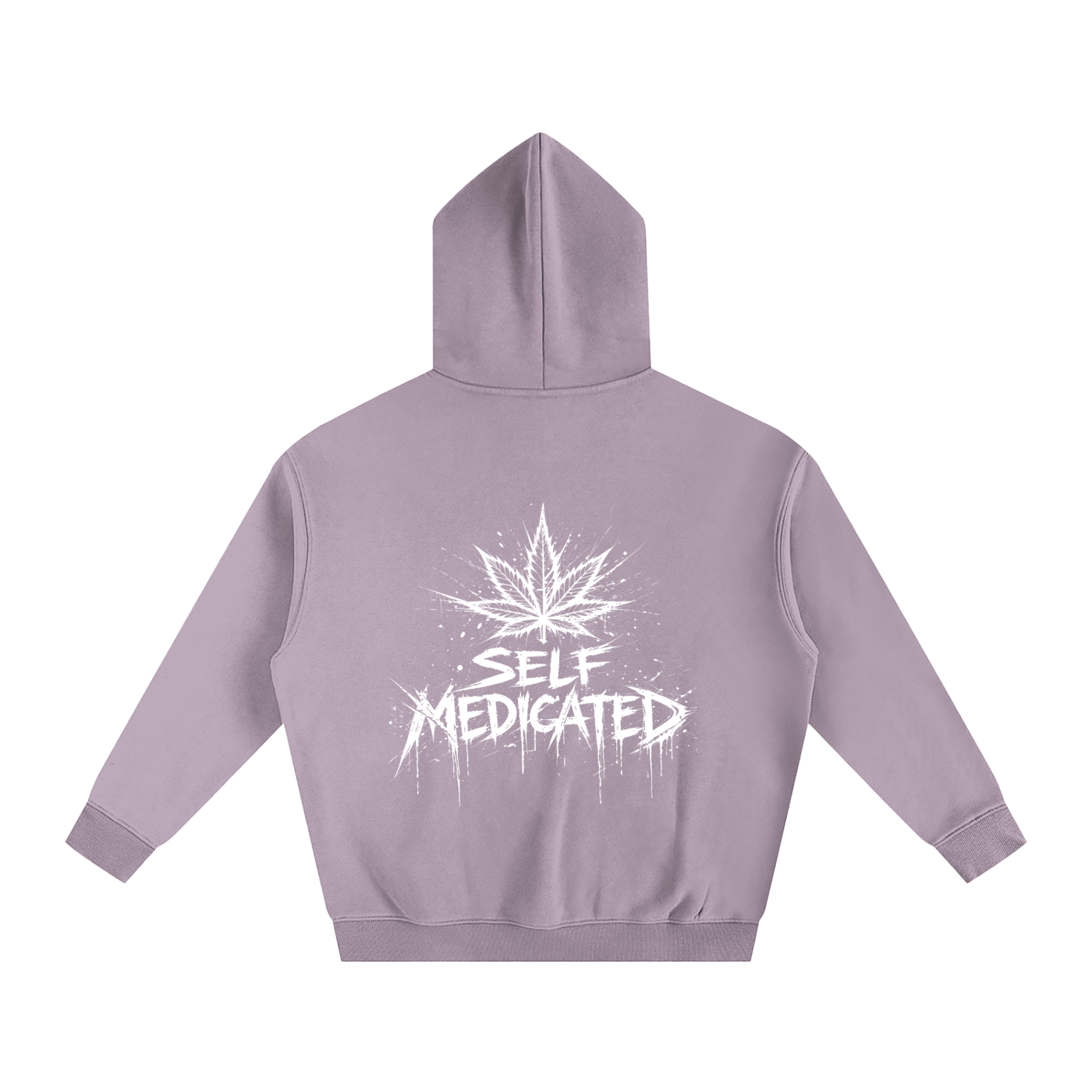 Oversize Fleeced Hoodie | Self Medicated