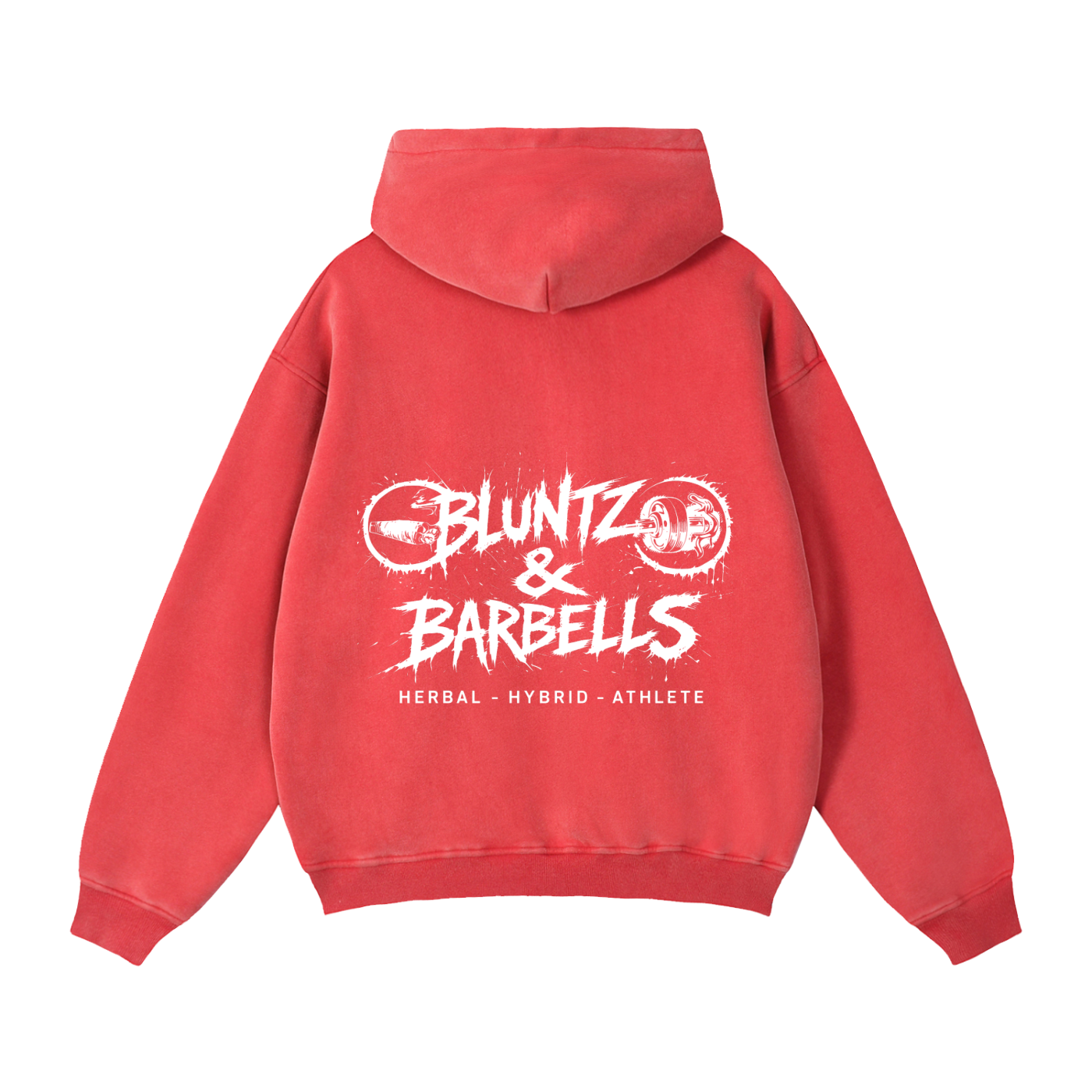 Zip-Through Boxy Fleece Hoodie | Bluntz & Barbells