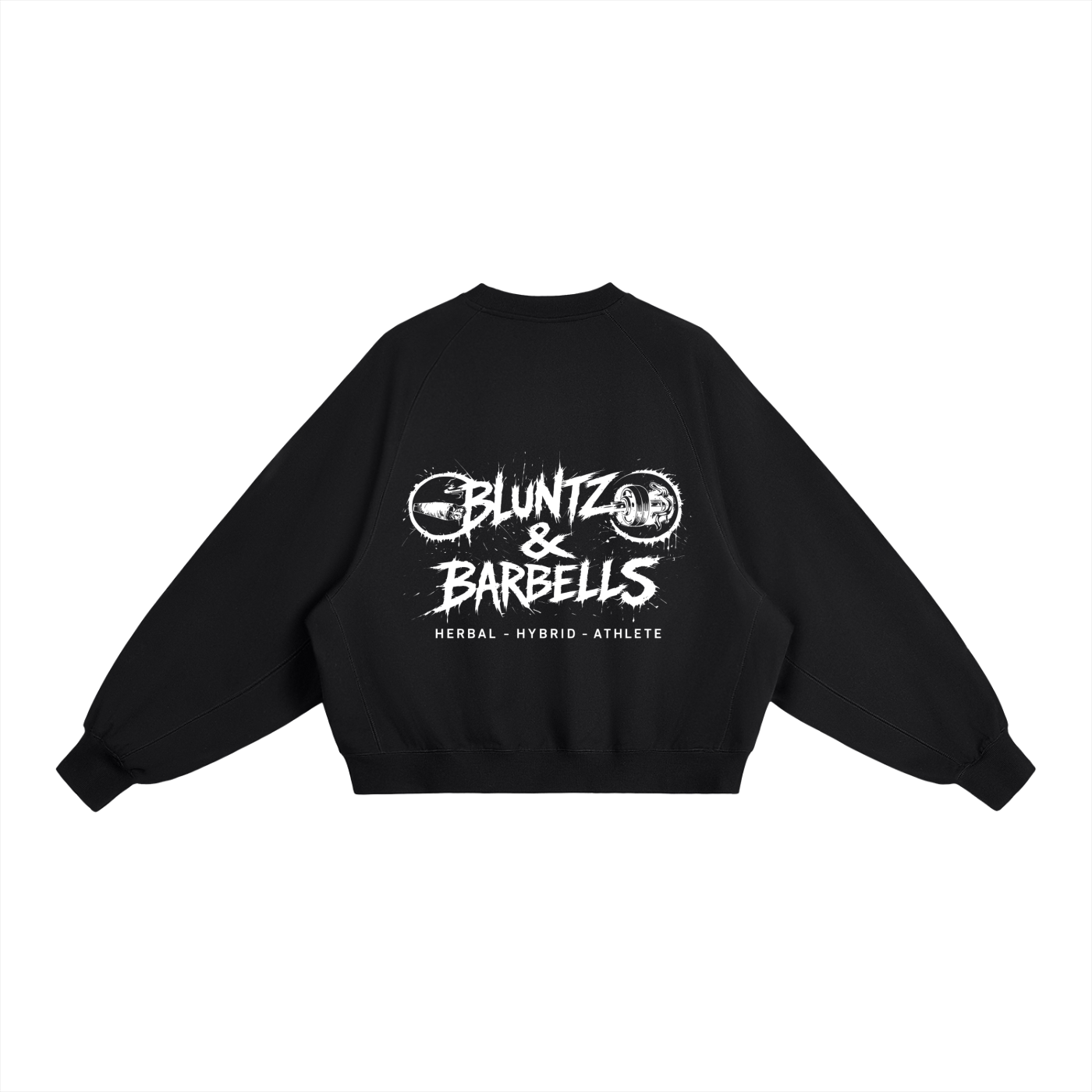 Essential Heavyweight Dolman Sleeve Boxy Sweatshirt | Bluntz & Barbells