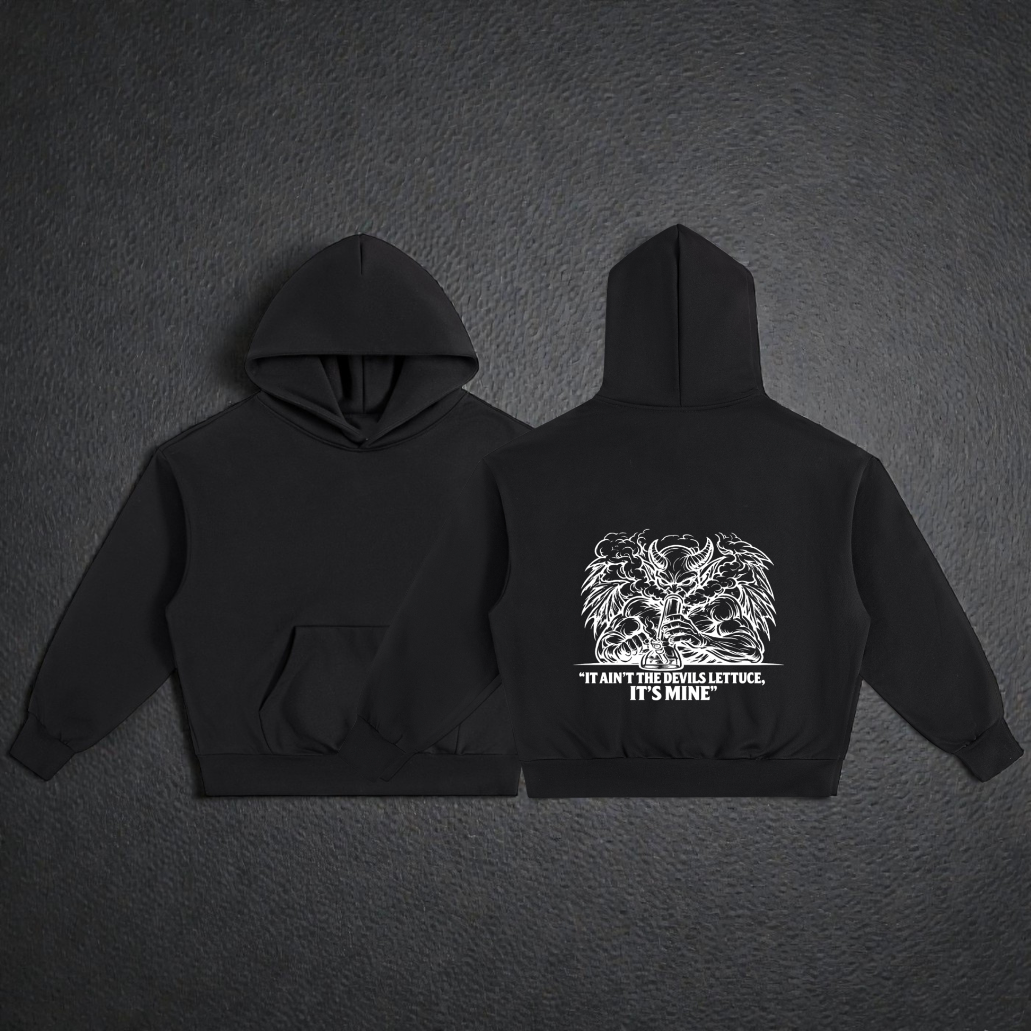 Essential Heavyweight Fleece Hoodie | Devils Lettuce