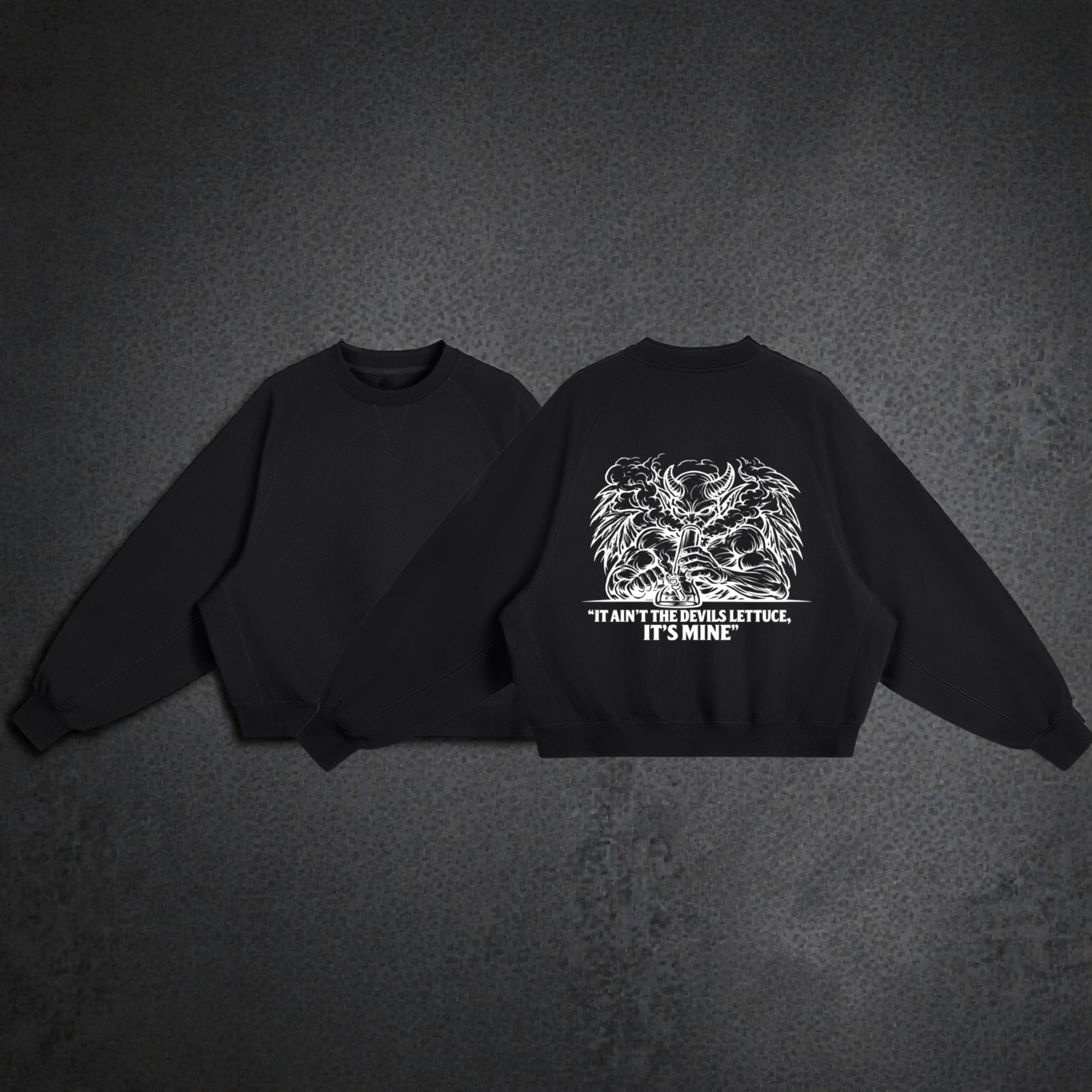 Essential Heavyweight Dolman Sleeve Boxy Sweatshirt | Devils Lettuce