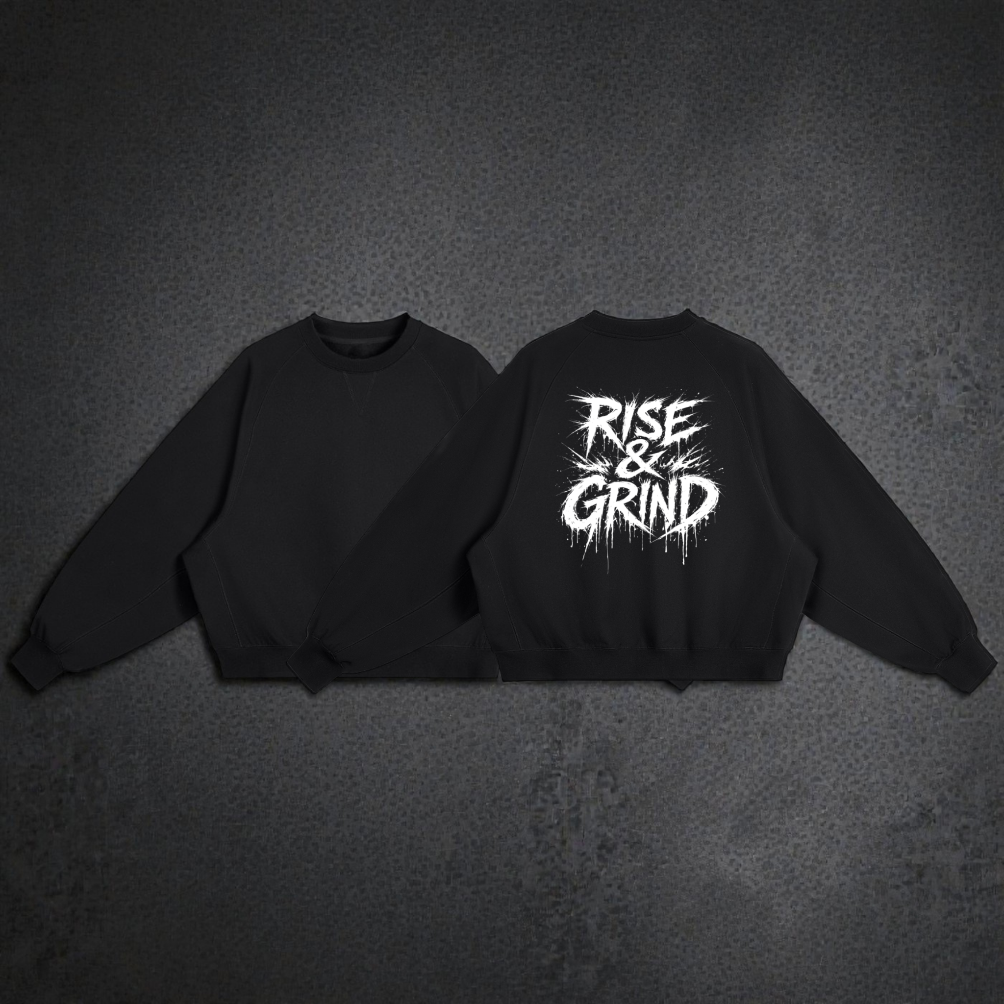 Essential Heavyweight Dolman Sleeve Boxy Sweatshirt | Rise & Grind