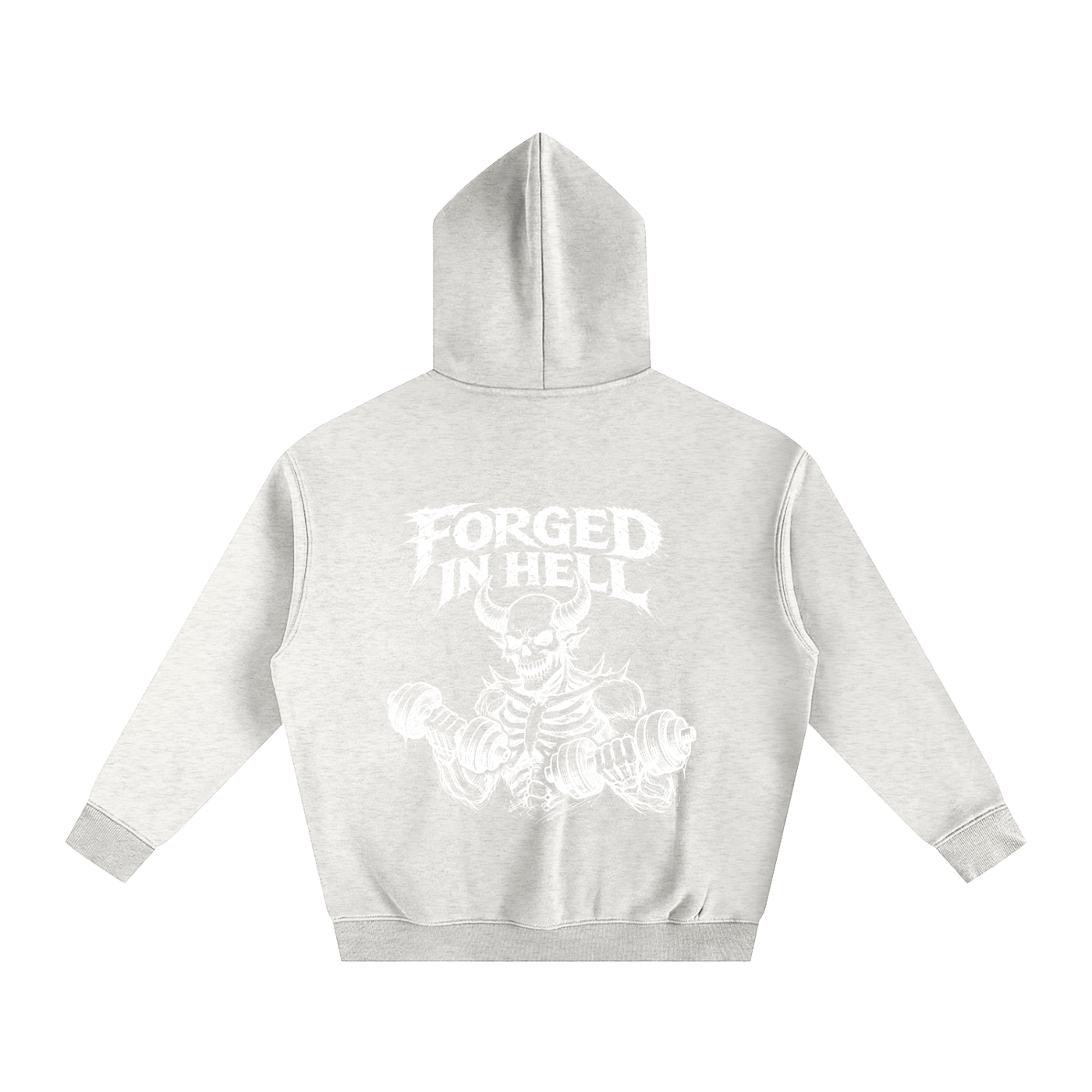 Oversize Fleeced Hoodie | Forged In Hell