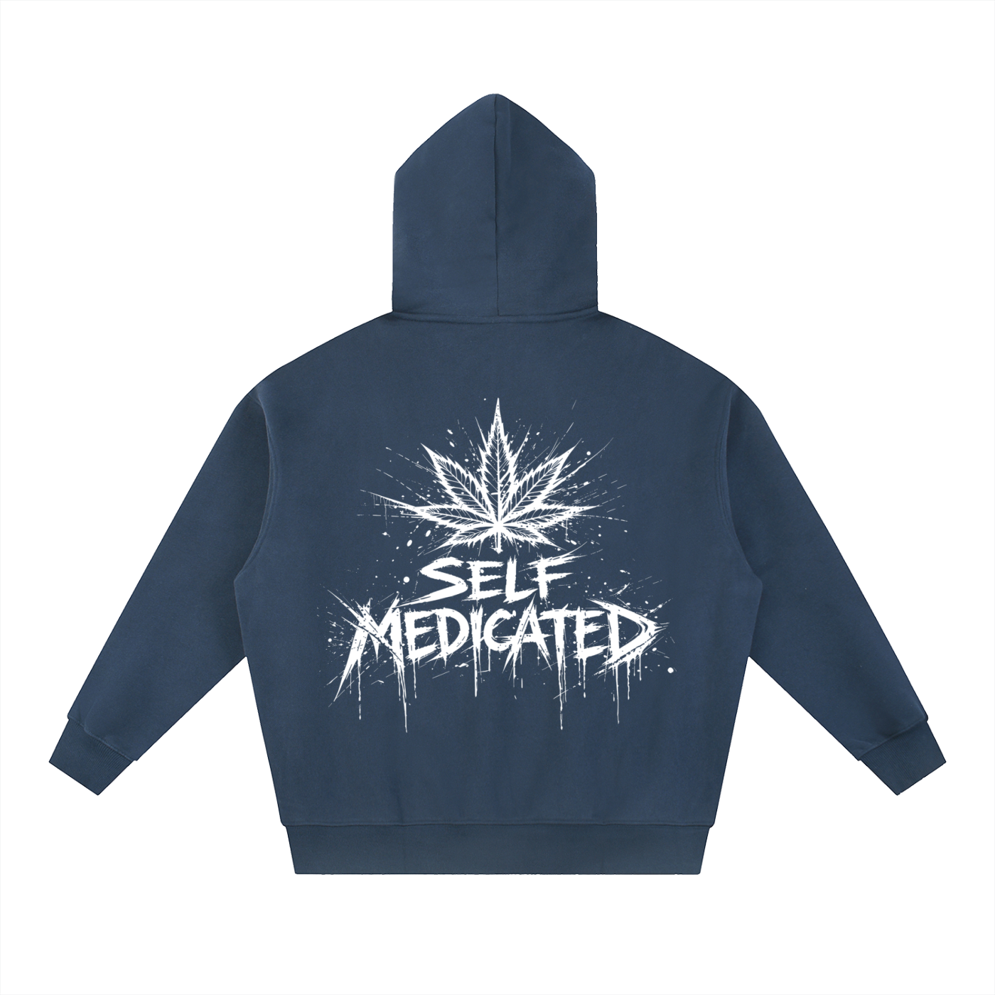 Essential Oversized Fleece Boxy Hoodie | Self Medicated