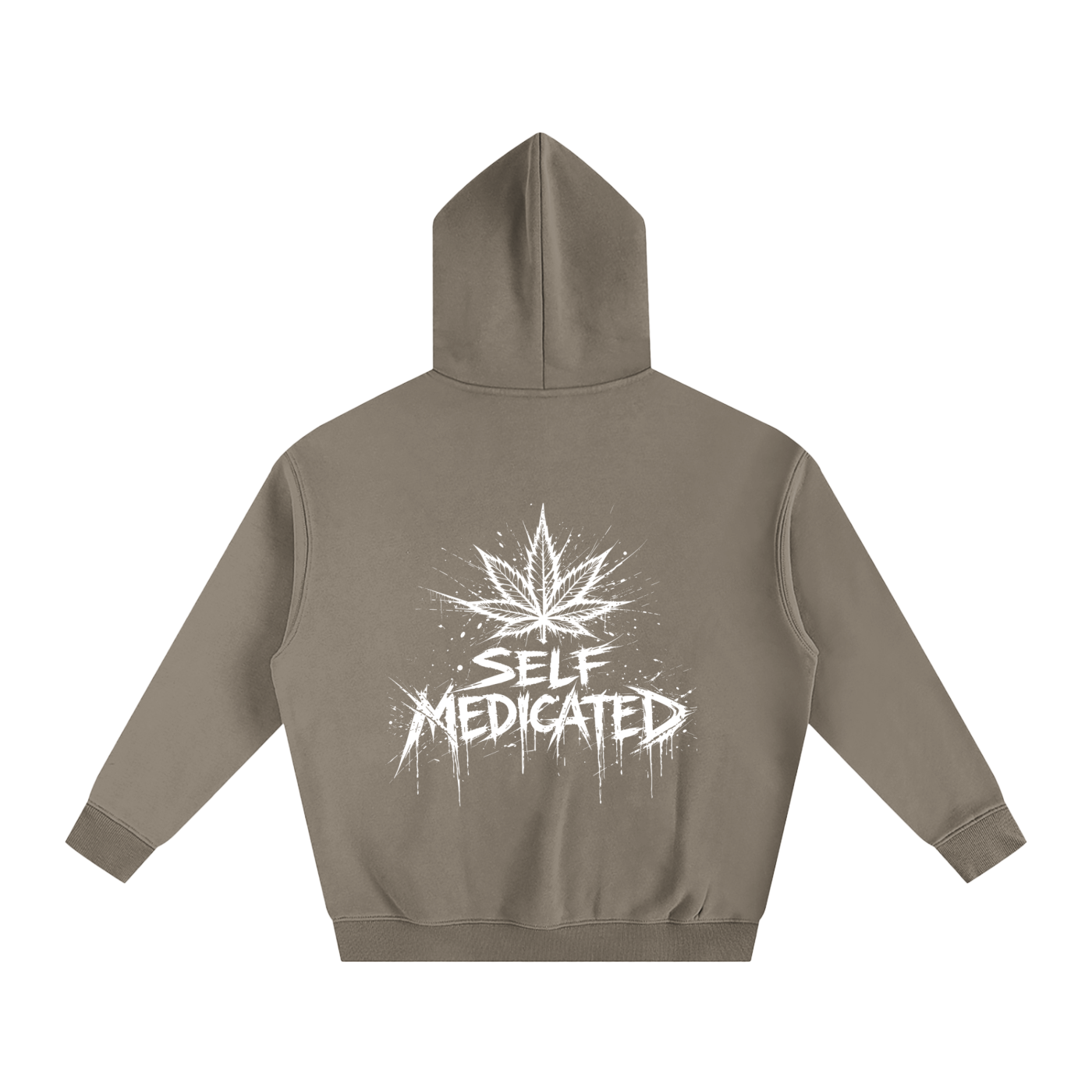 Oversize Fleeced Hoodie | Self Medicated