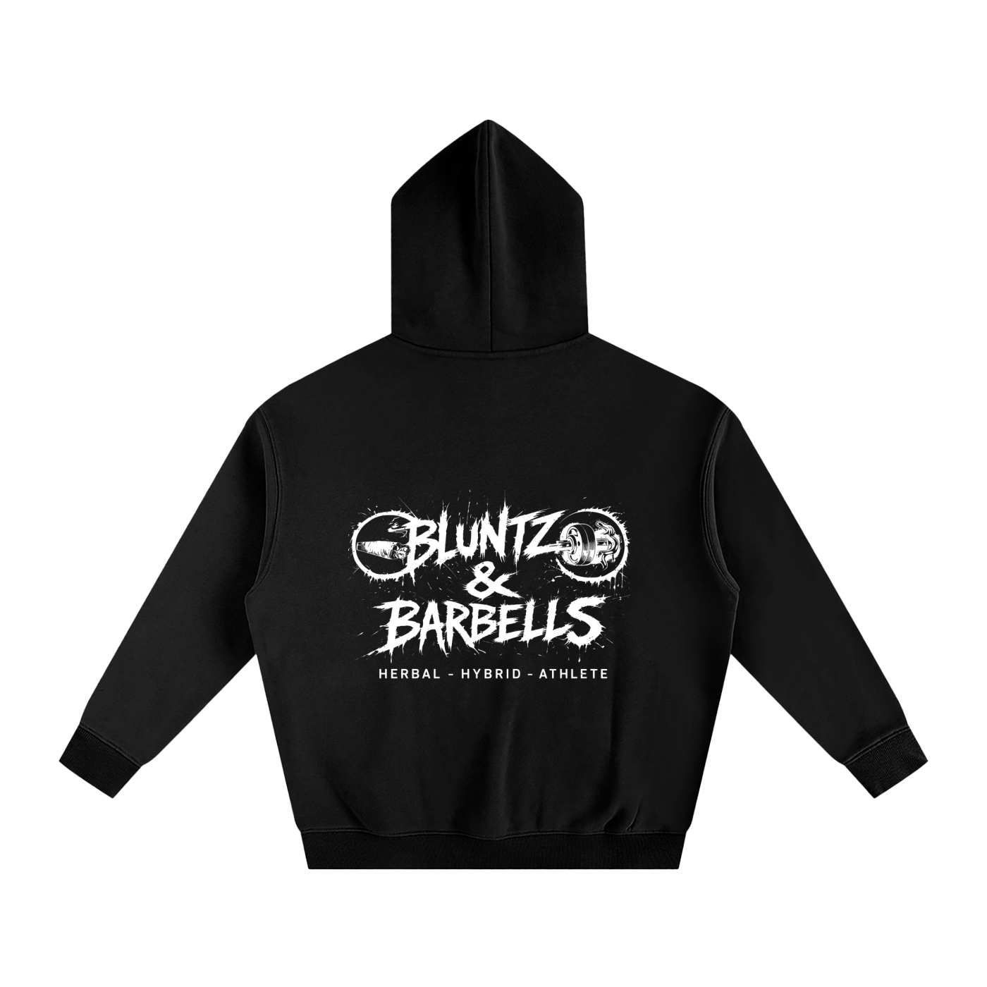 Oversize Fleeced Hoodie | Bluntz & Barbells