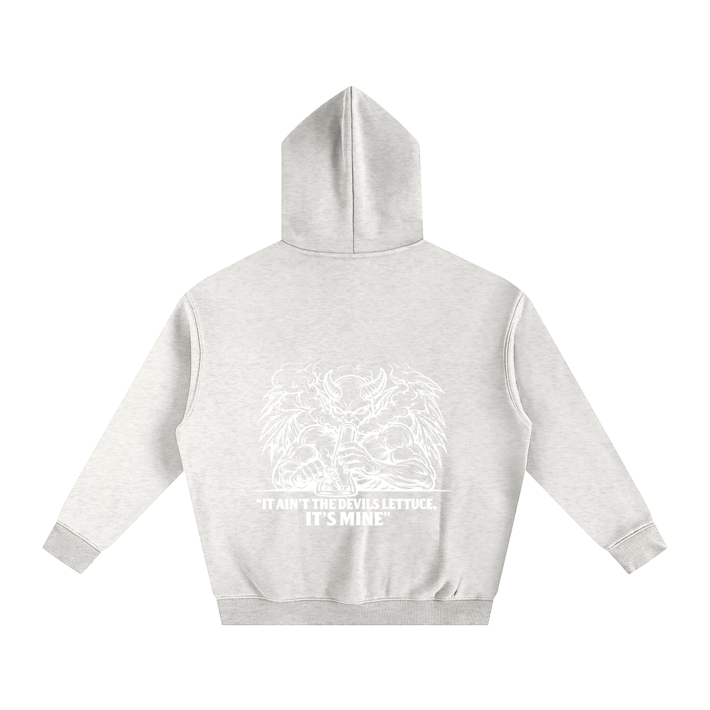 Oversize Fleeced Hoodie | Devils Lettuce