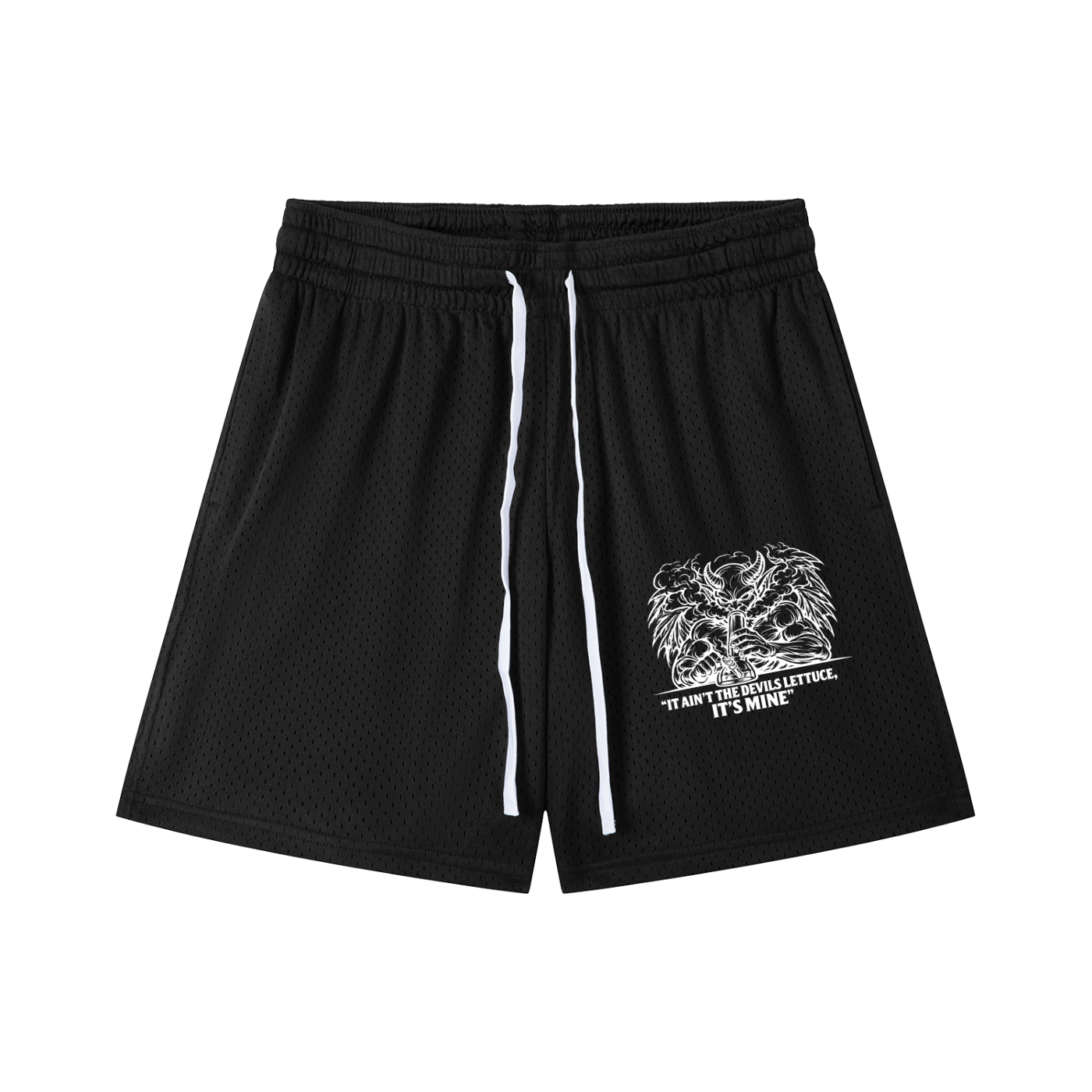 Mesh Drawstring Shorts | Devils Lettuce