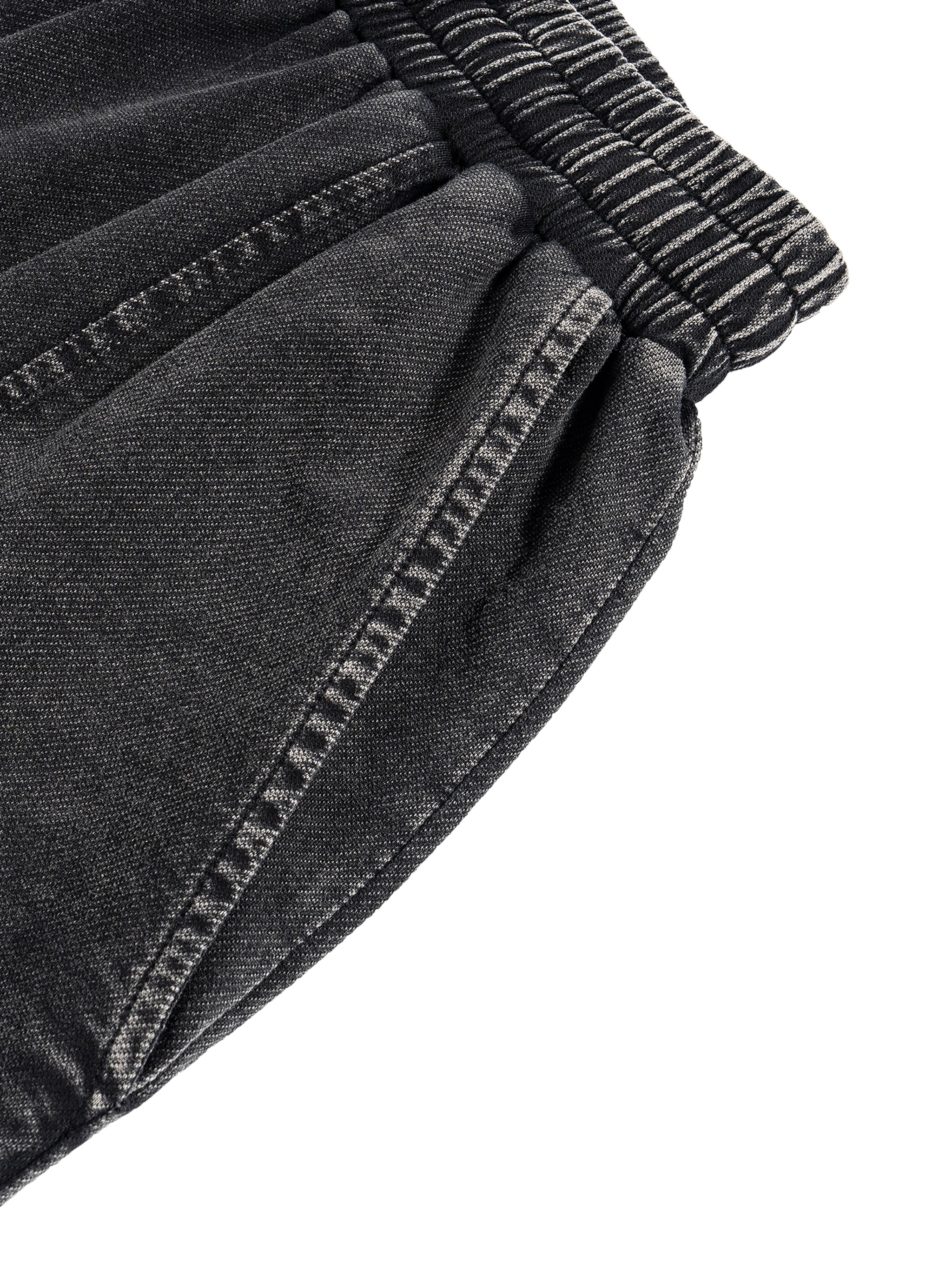 Snow Wash Drawstring Cotton Pants | Hydrate, Caffeinate, Medicate