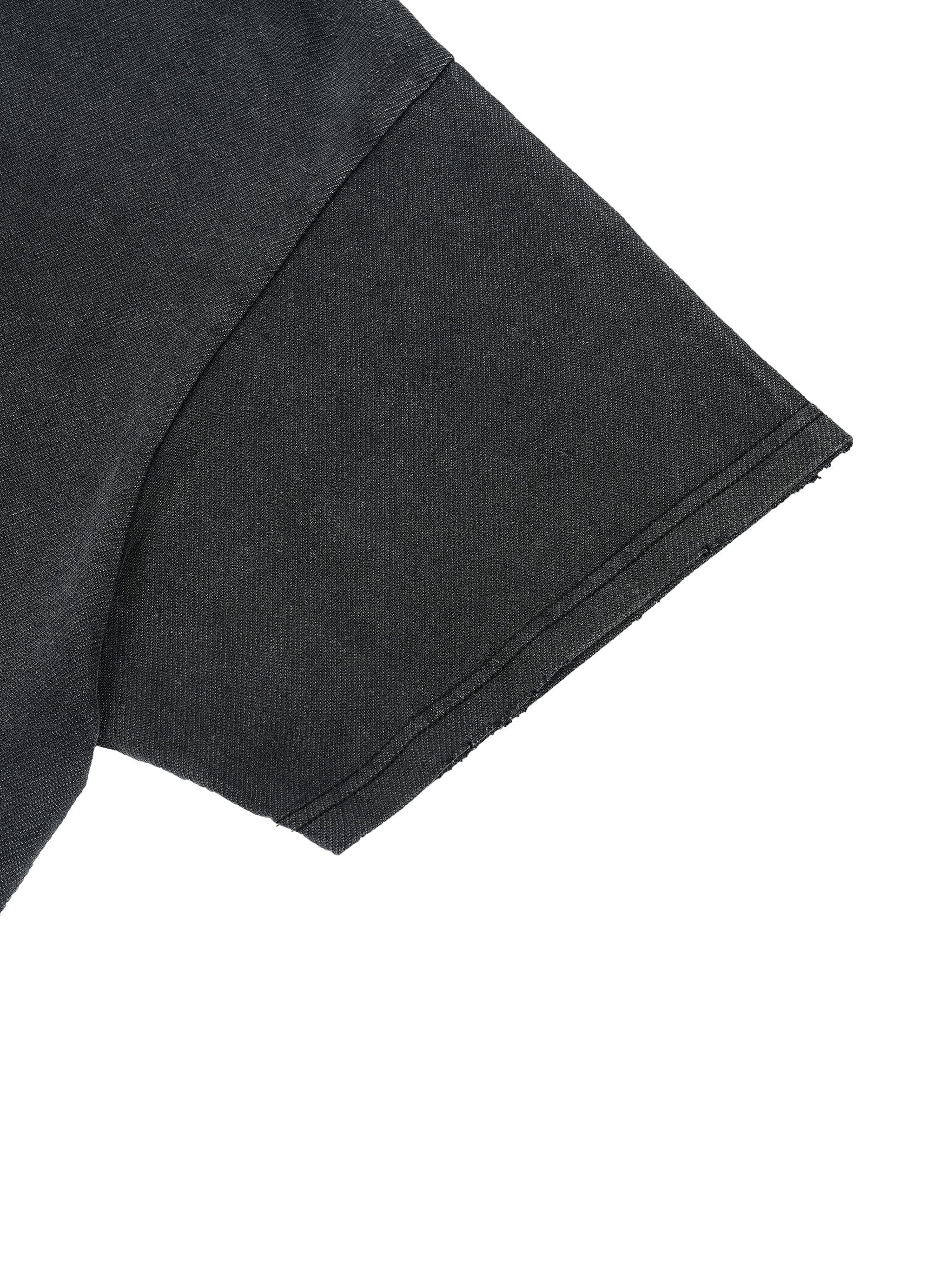 Vintage Wash Boxy Distressed Hem T-Shirt | Hydrate, Caffeinate, Medicate