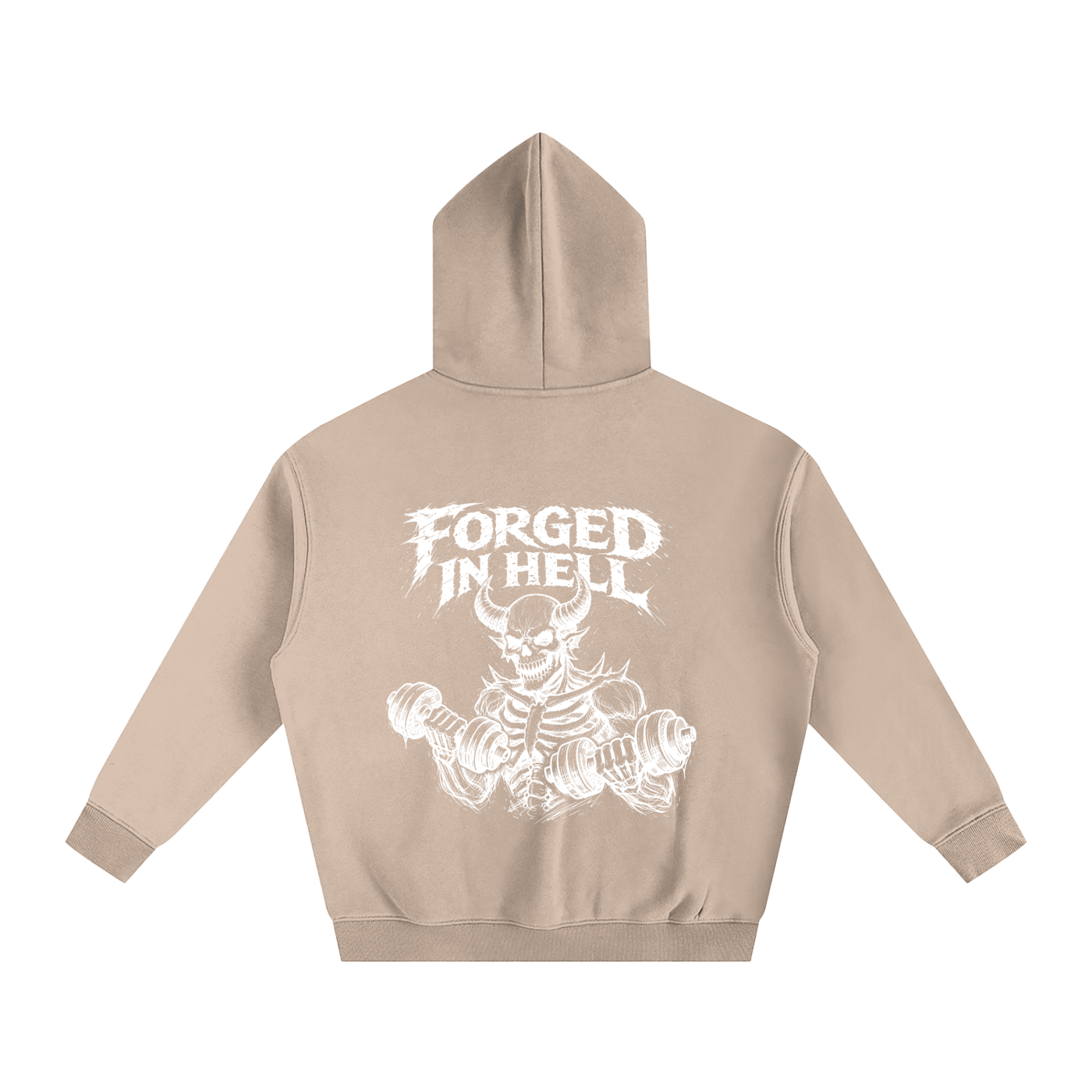 Oversize Fleeced Hoodie | Forged In Hell