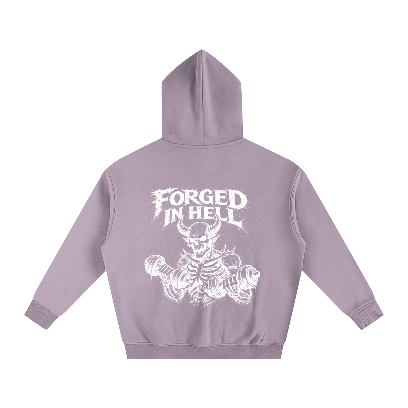 Oversize Fleeced Hoodie | Forged In Hell