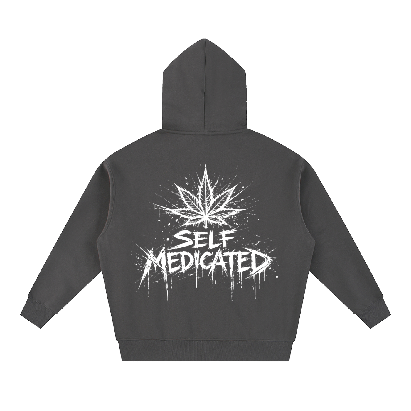 Essential Oversized Fleece Boxy Hoodie | Self Medicated