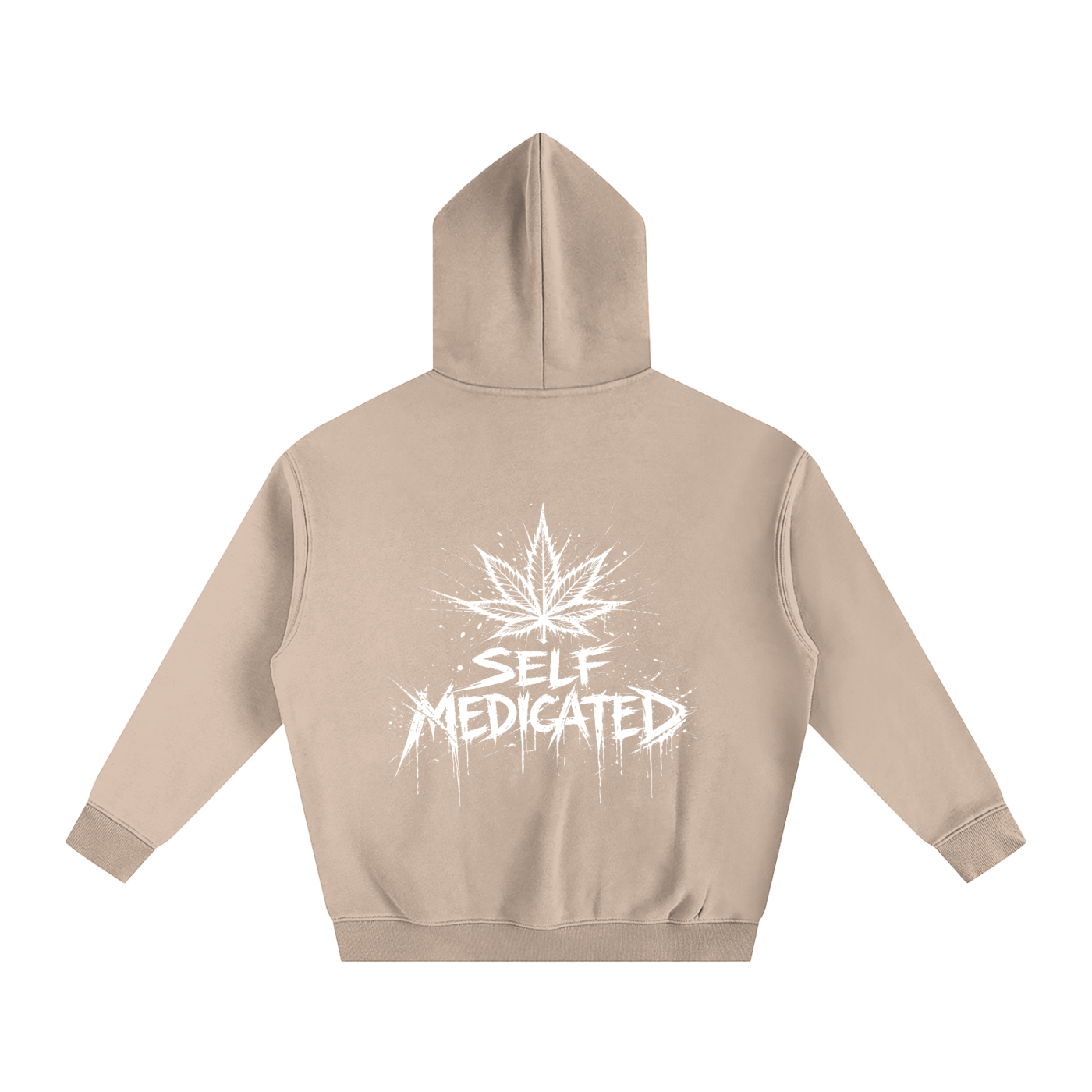 Oversize Fleeced Hoodie | Self Medicated