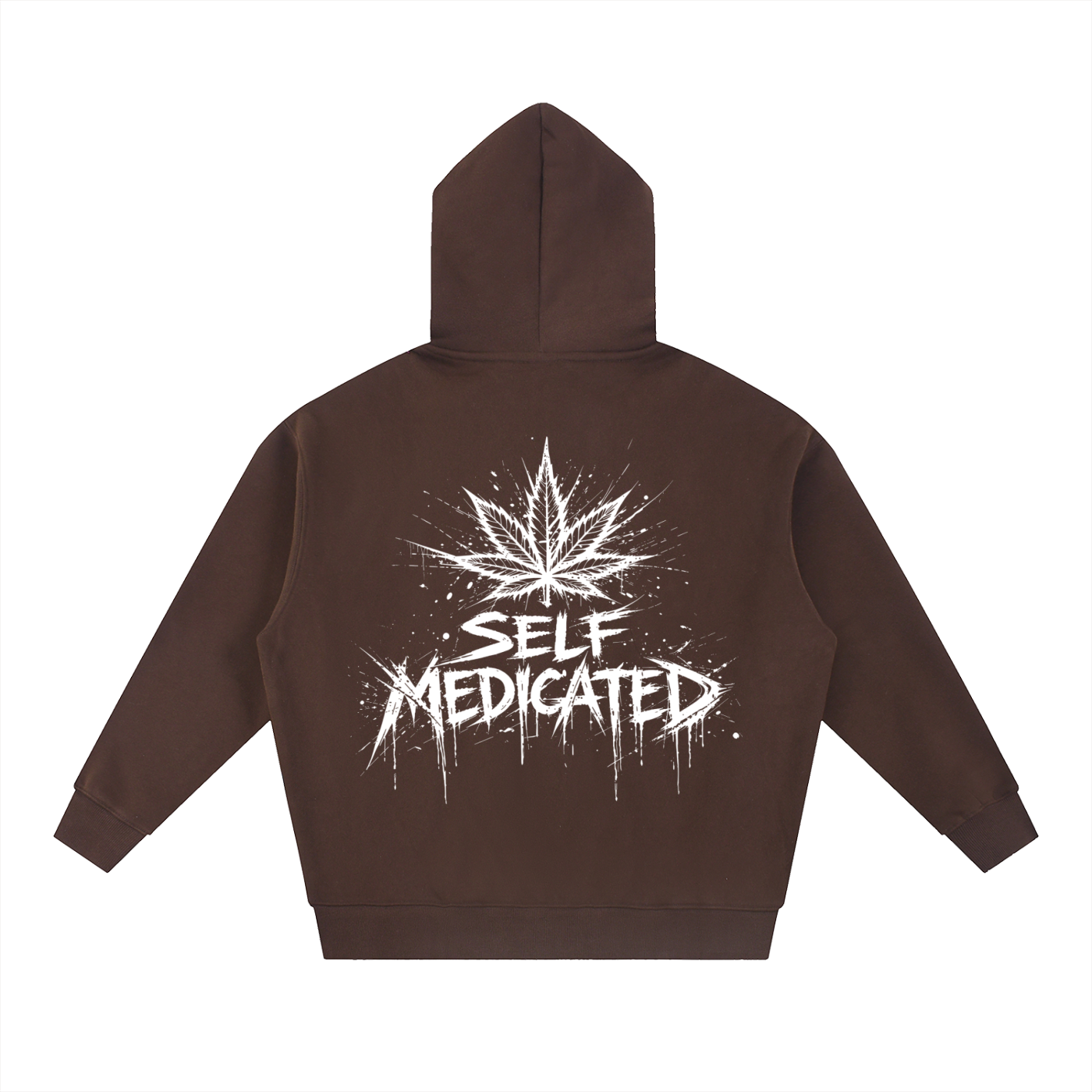 Essential Oversized Fleece Boxy Hoodie | Self Medicated