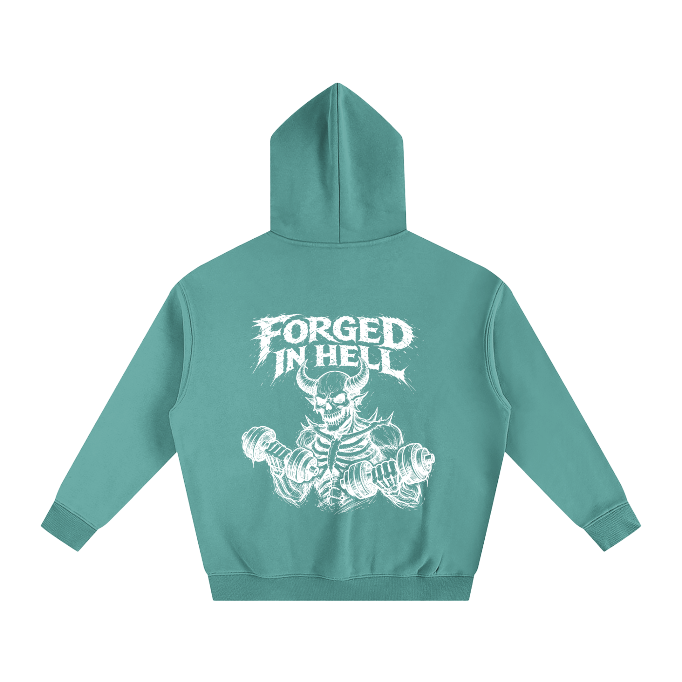Oversize Fleeced Hoodie | Forged In Hell