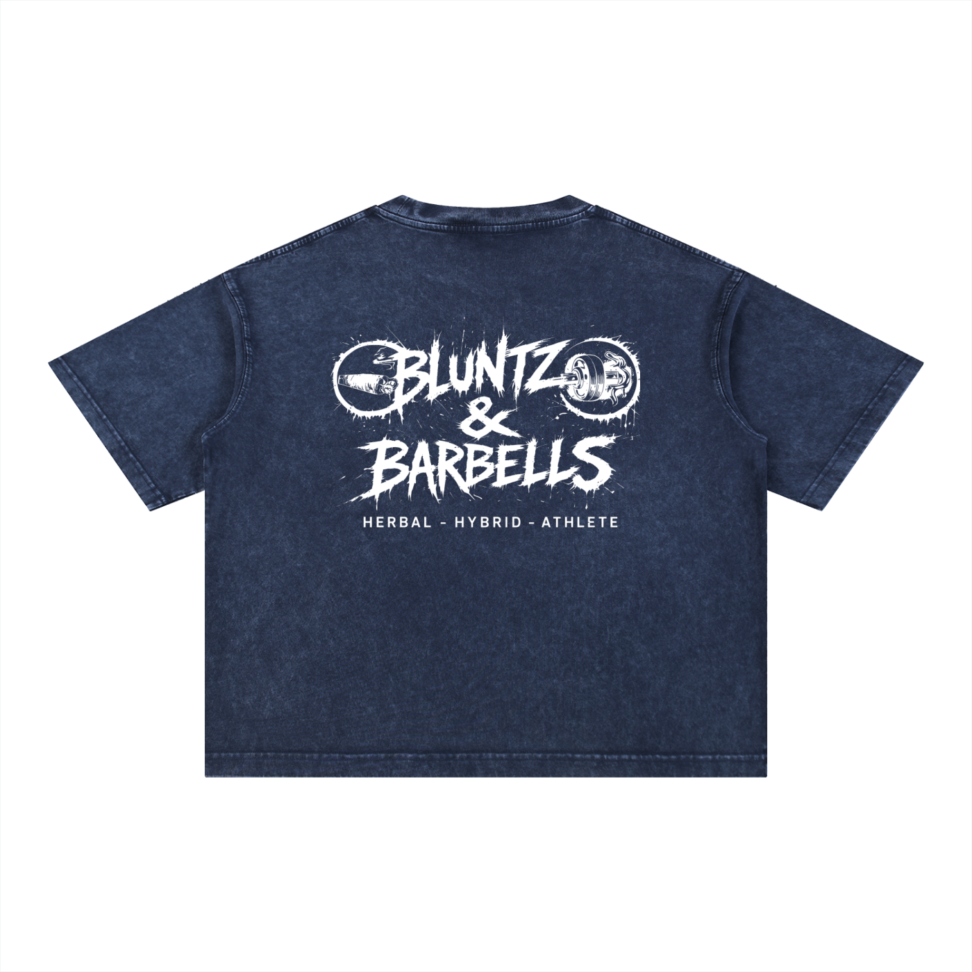 Mineral Wash Boxy Cotton T-Shirt | Bluntz & Barbells