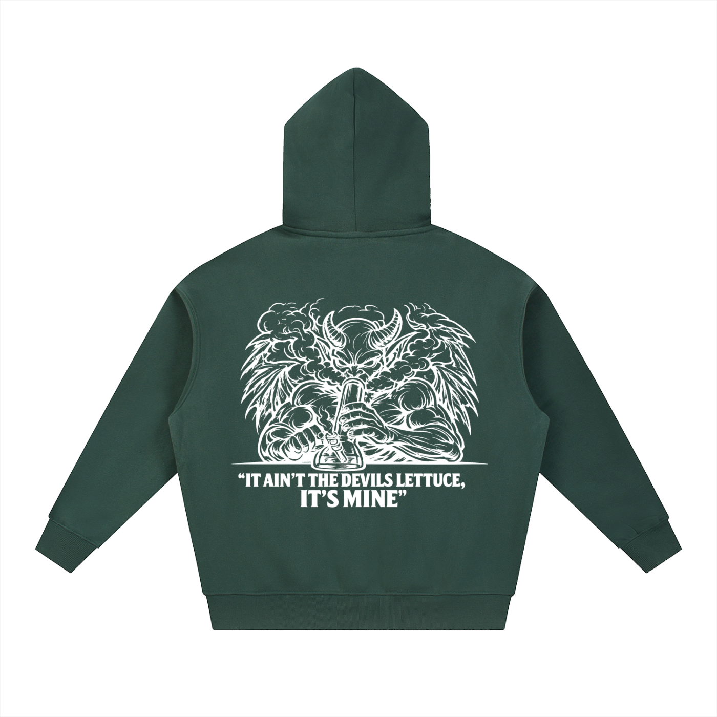 Essential Oversized Fleece Boxy Hoodie | Devils Lettuce