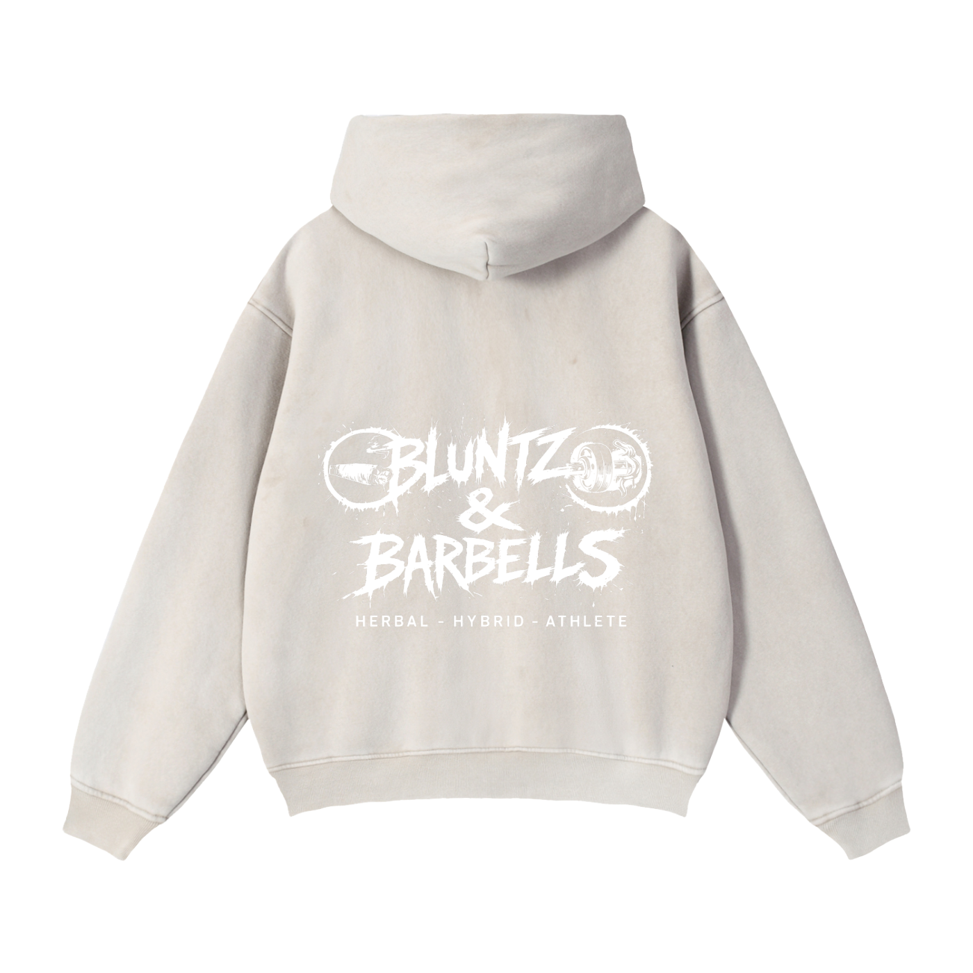 Zip-Through Boxy Fleece Hoodie | Bluntz & Barbells