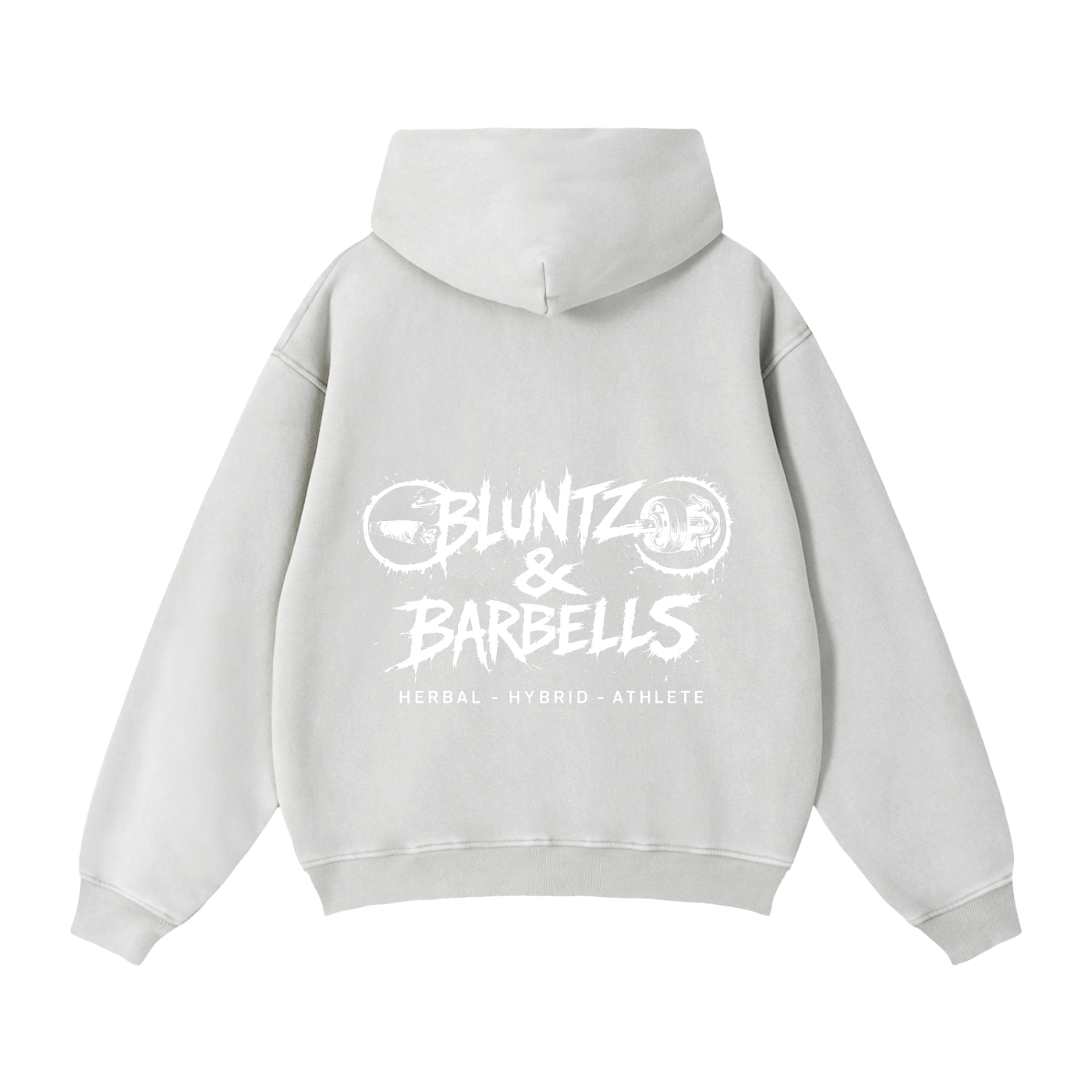 Zip-Through Boxy Fleece Hoodie | Bluntz & Barbells