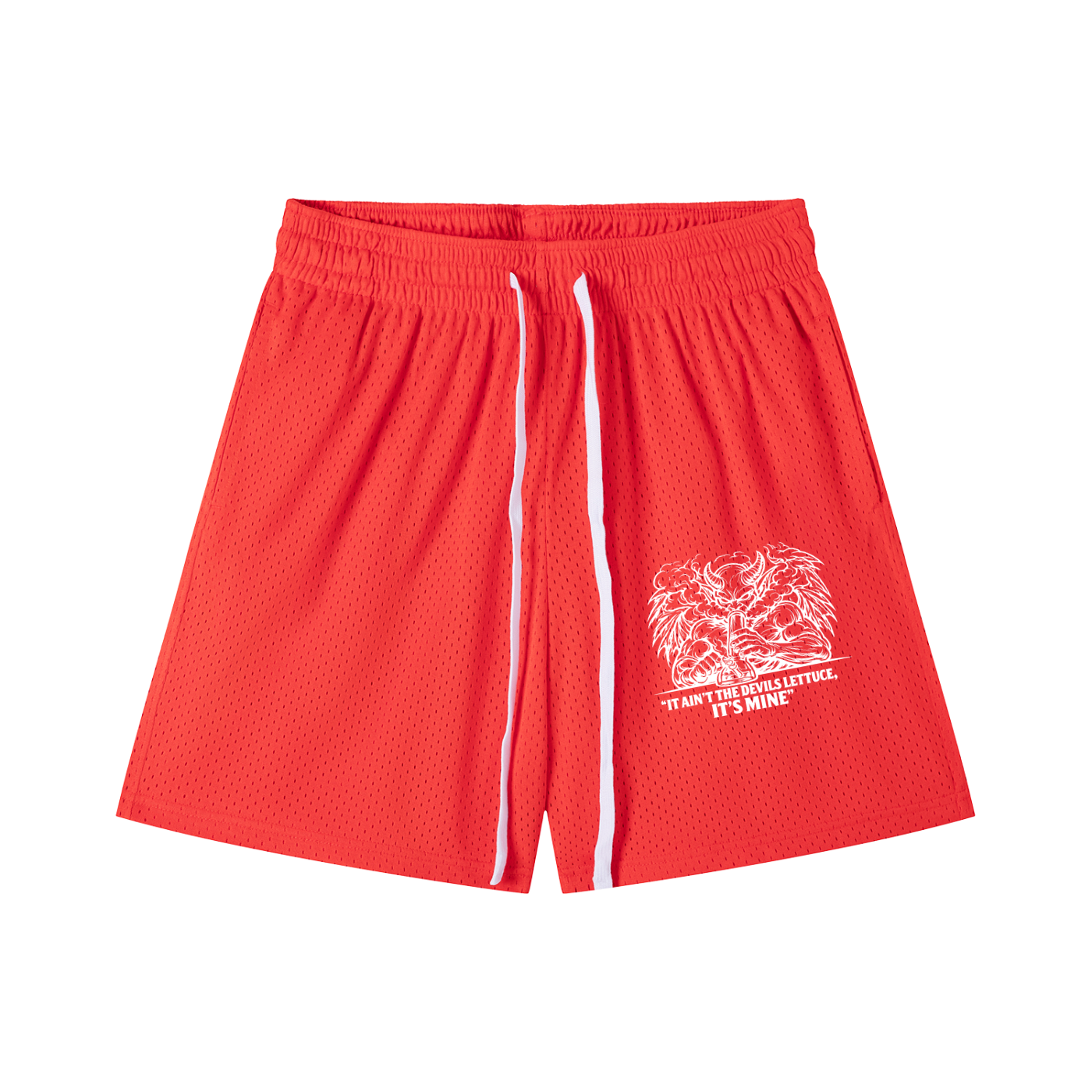 Mesh Drawstring Shorts | Devils Lettuce
