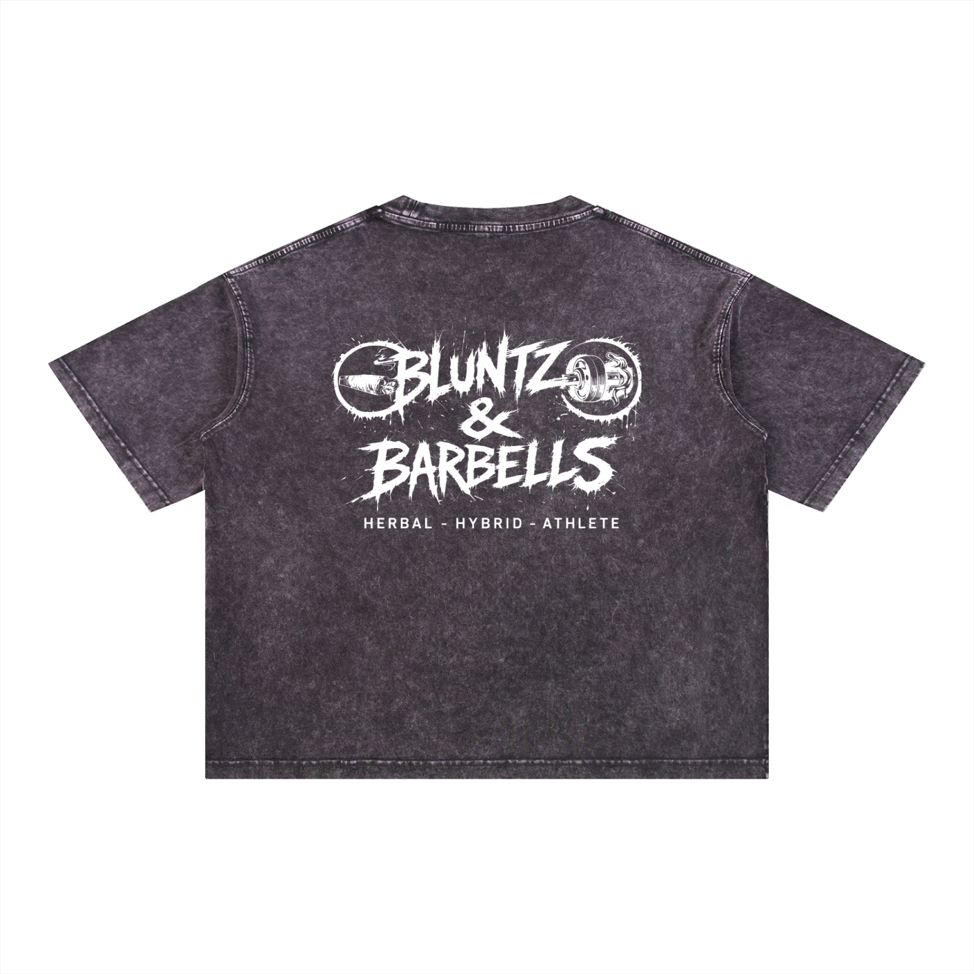 Mineral Wash Boxy Cotton T-Shirt | Bluntz & Barbells