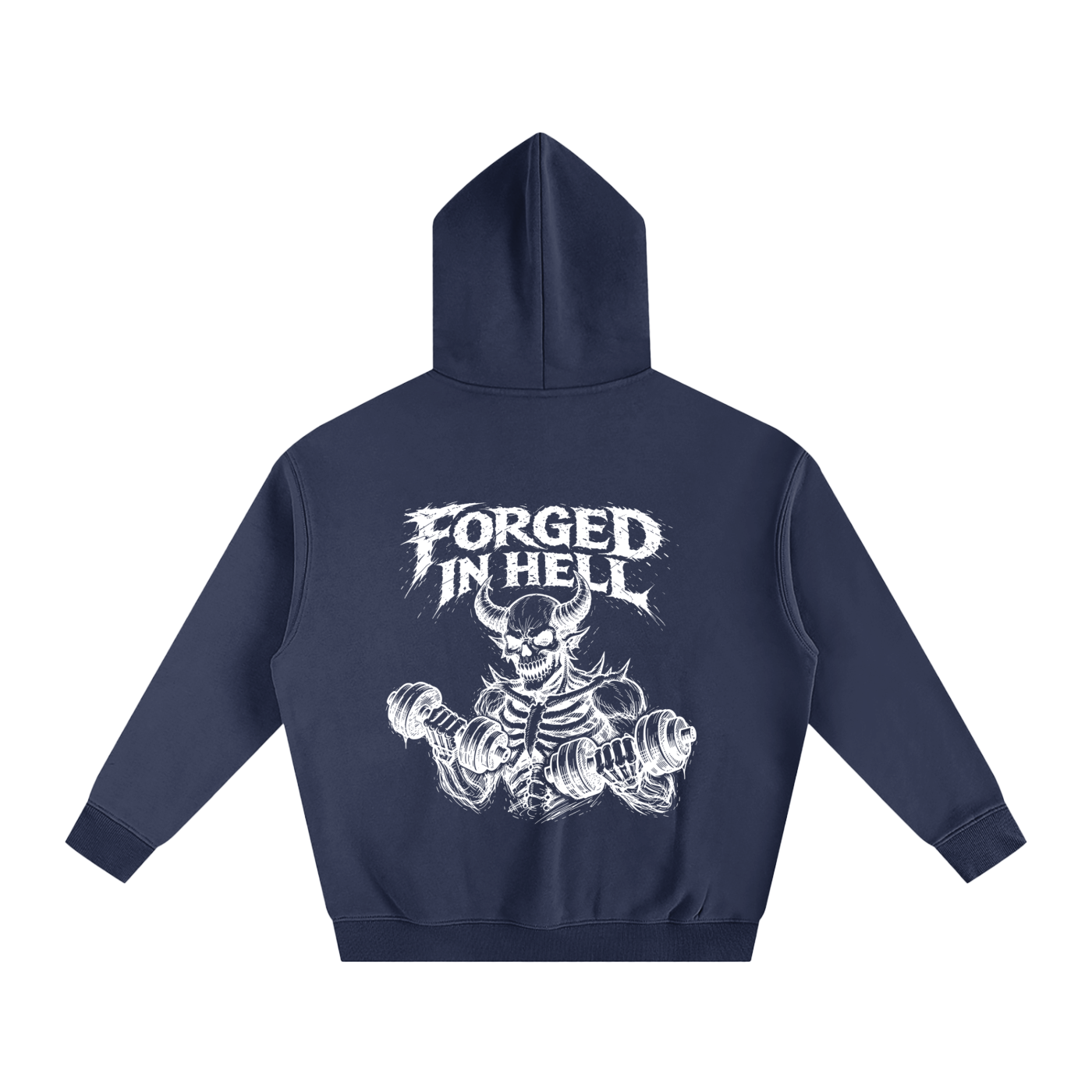 Oversize Fleeced Hoodie | Forged In Hell