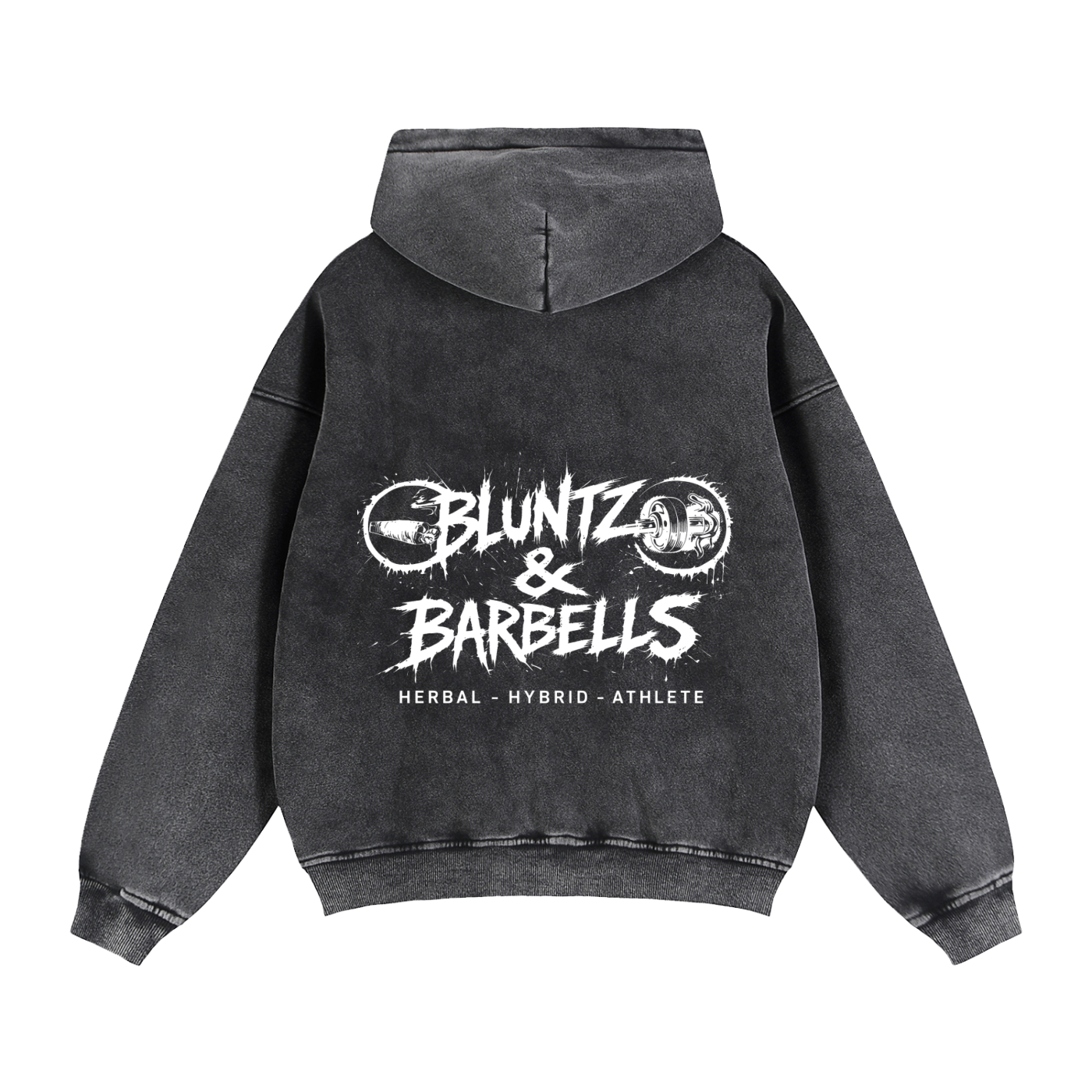 Zip-Through Boxy Fleece Hoodie | Bluntz & Barbells