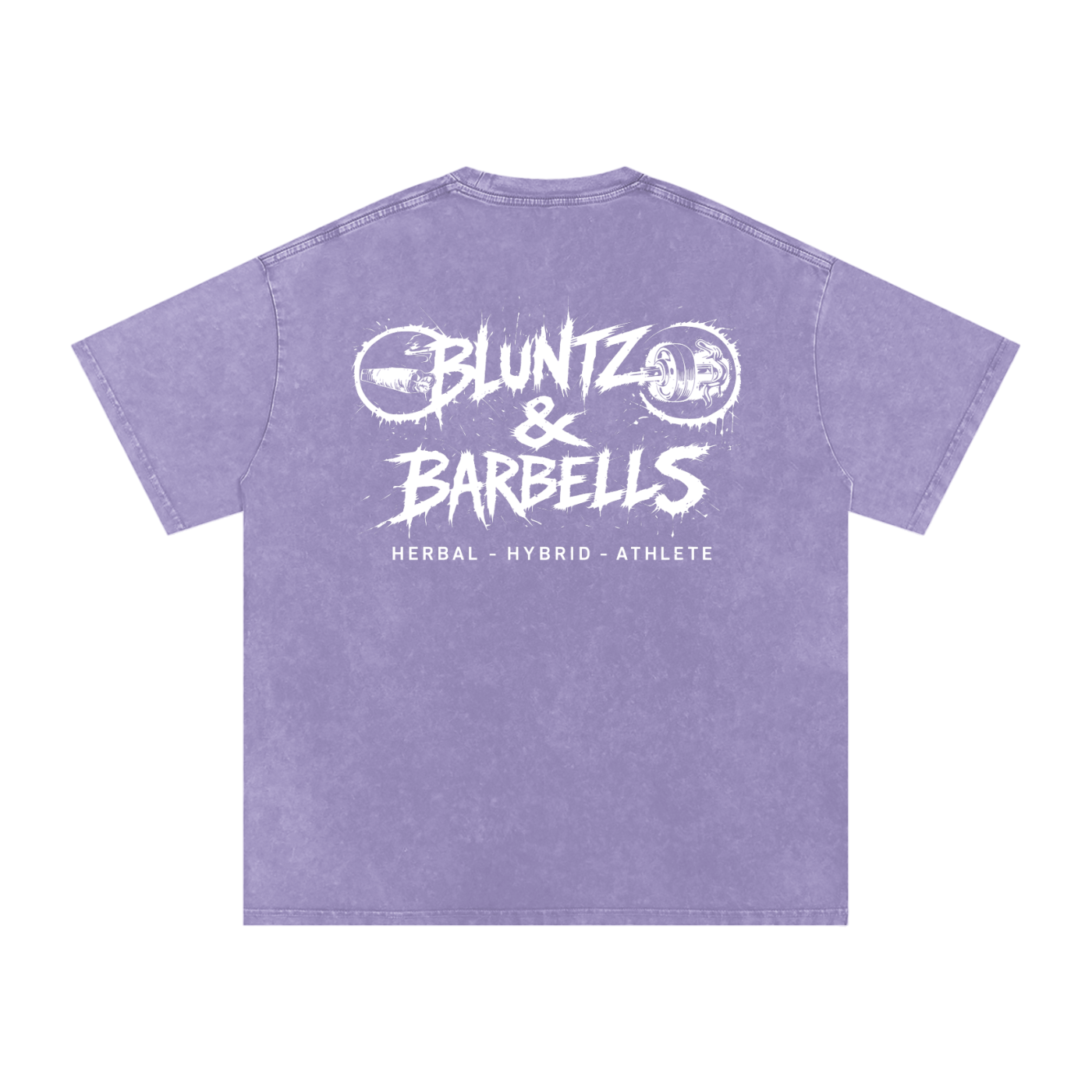 Snow Washed Oversized Cotton T-Shirt | Bluntz & Barbells