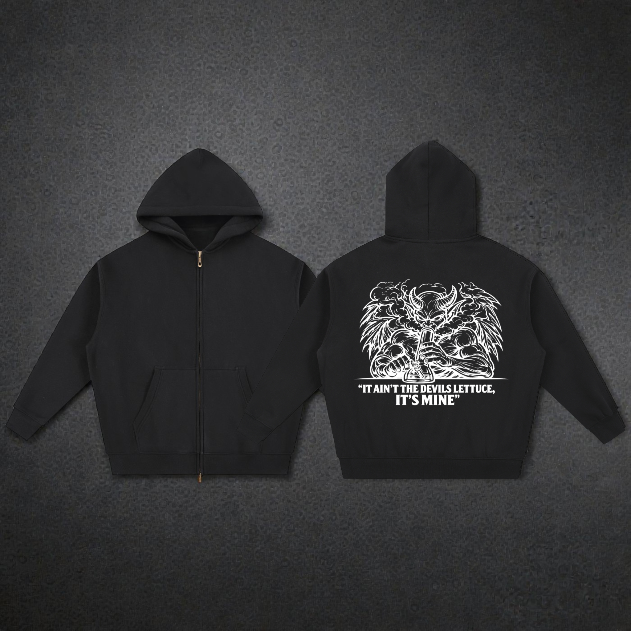 Essential Oversized Fleece Boxy Hoodie | Devils Lettuce