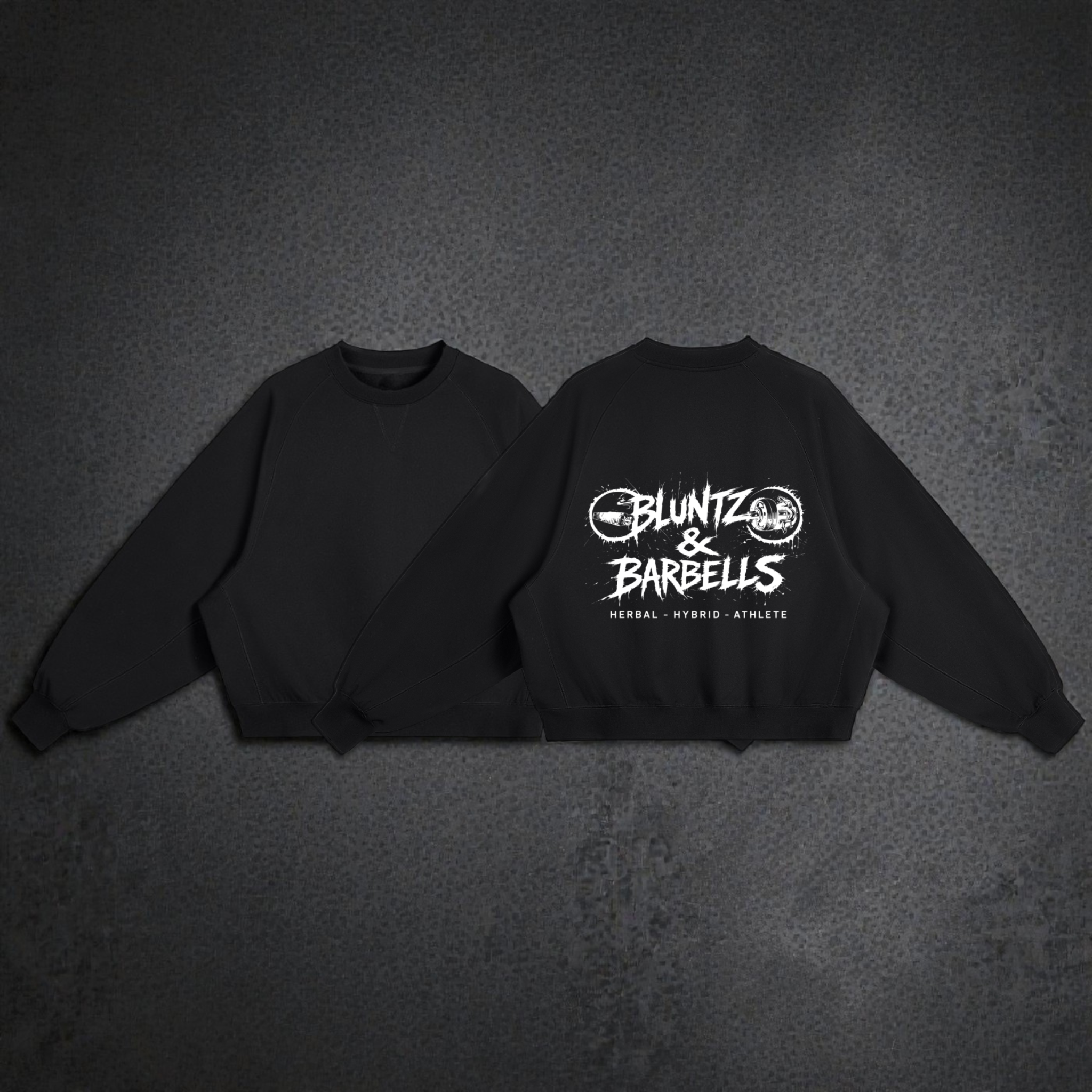 Essential Heavyweight Dolman Sleeve Boxy Sweatshirt | Bluntz & Barbells