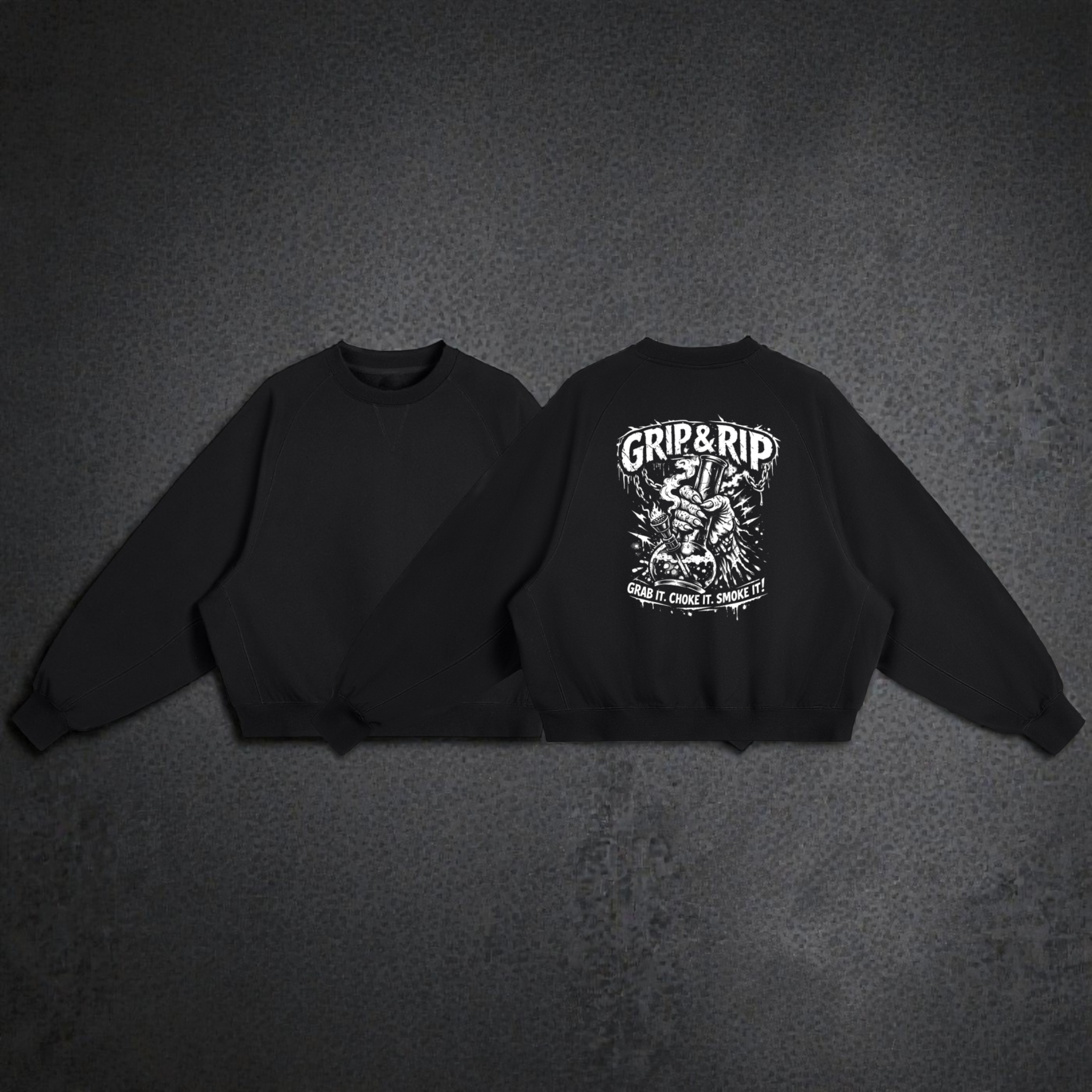 Essential Heavyweight Dolman Sleeve Boxy Sweatshirt | Grip & Rip