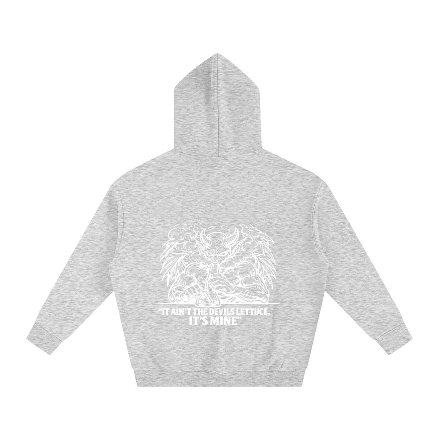 Oversize Fleeced Hoodie | Devils Lettuce
