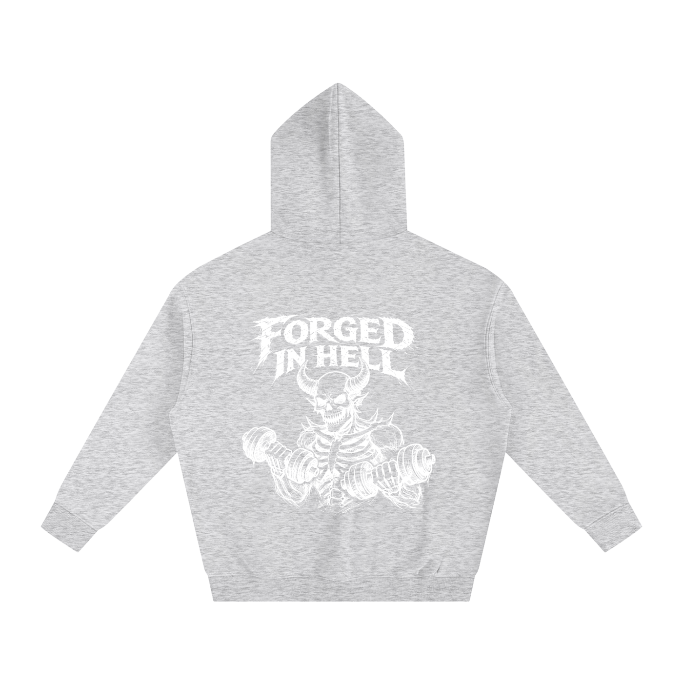 Oversize Fleeced Hoodie | Forged In Hell