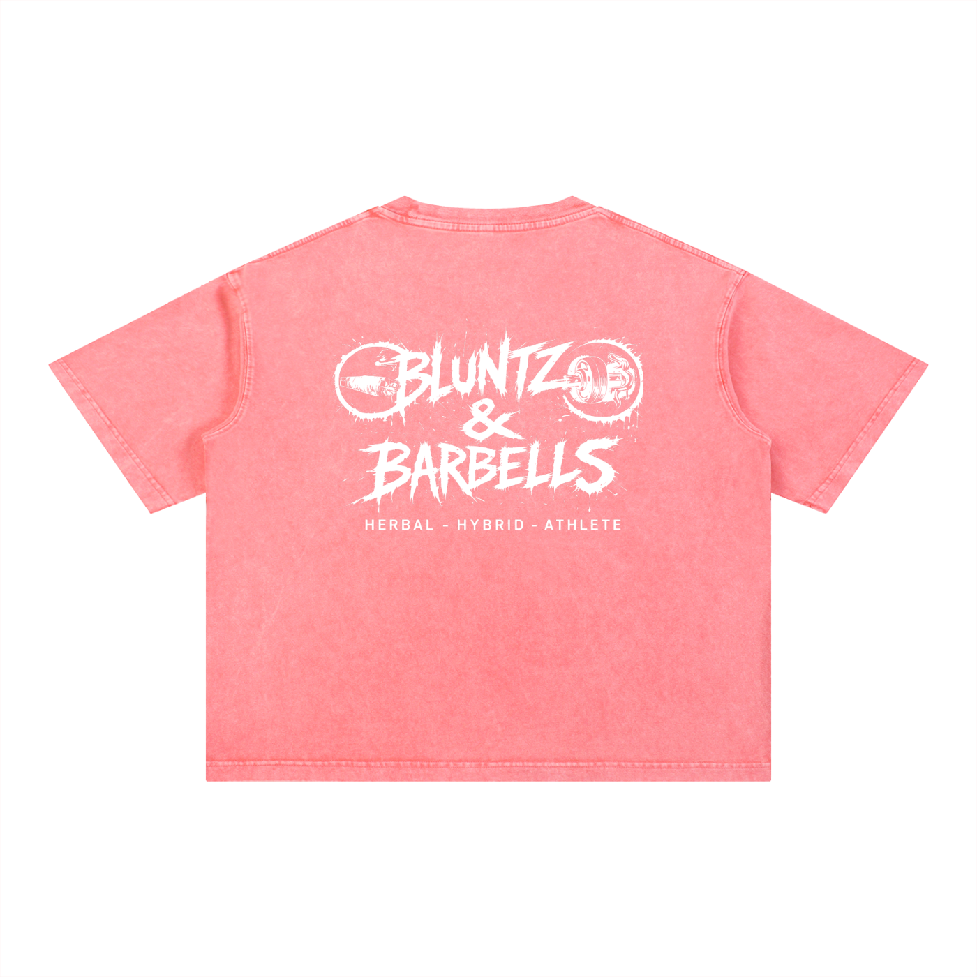Mineral Wash Boxy Cotton T-Shirt | Bluntz & Barbells