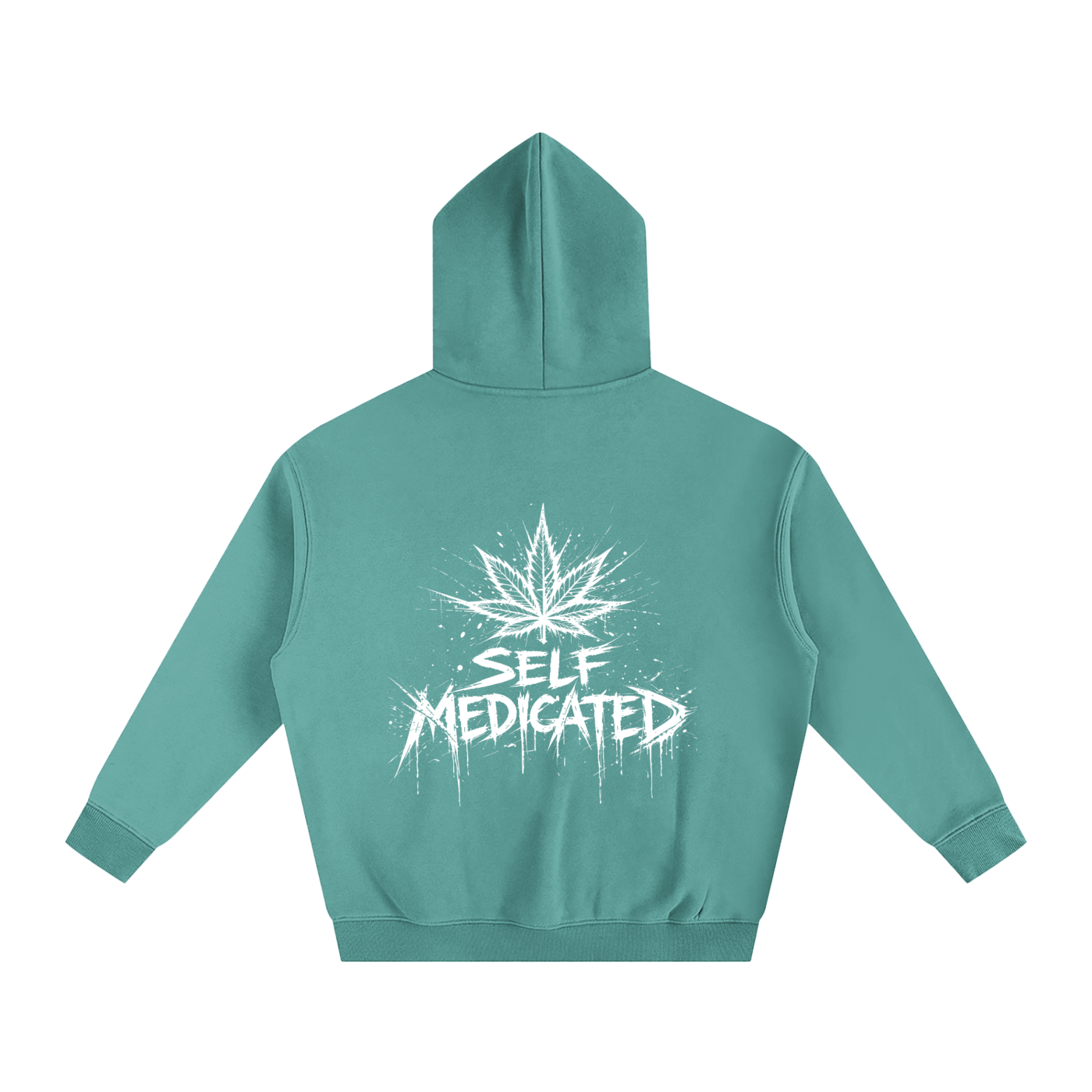 Oversize Fleeced Hoodie | Self Medicated