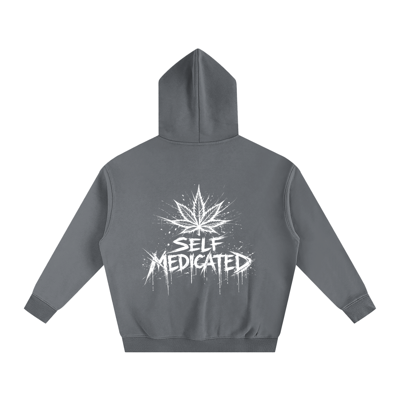 Oversize Fleeced Hoodie | Self Medicated