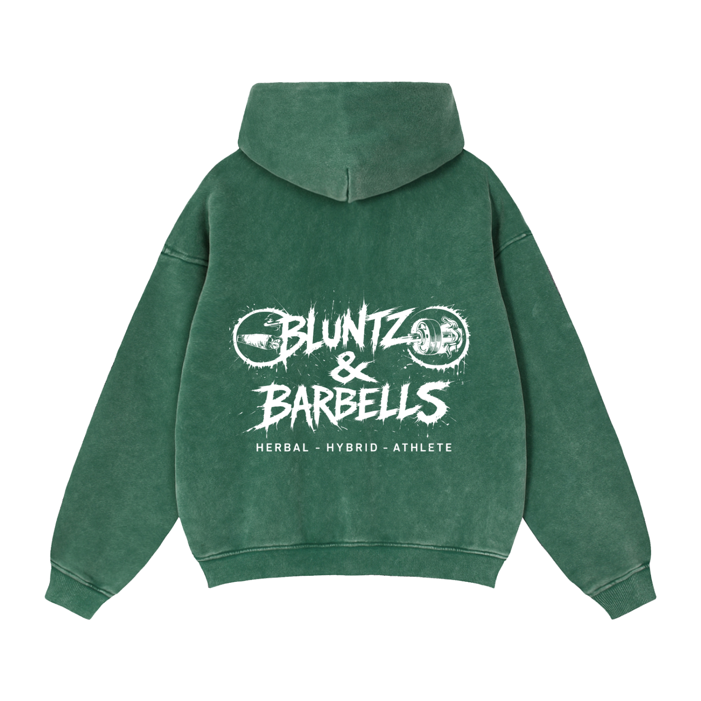 Zip-Through Boxy Fleece Hoodie | Bluntz & Barbells